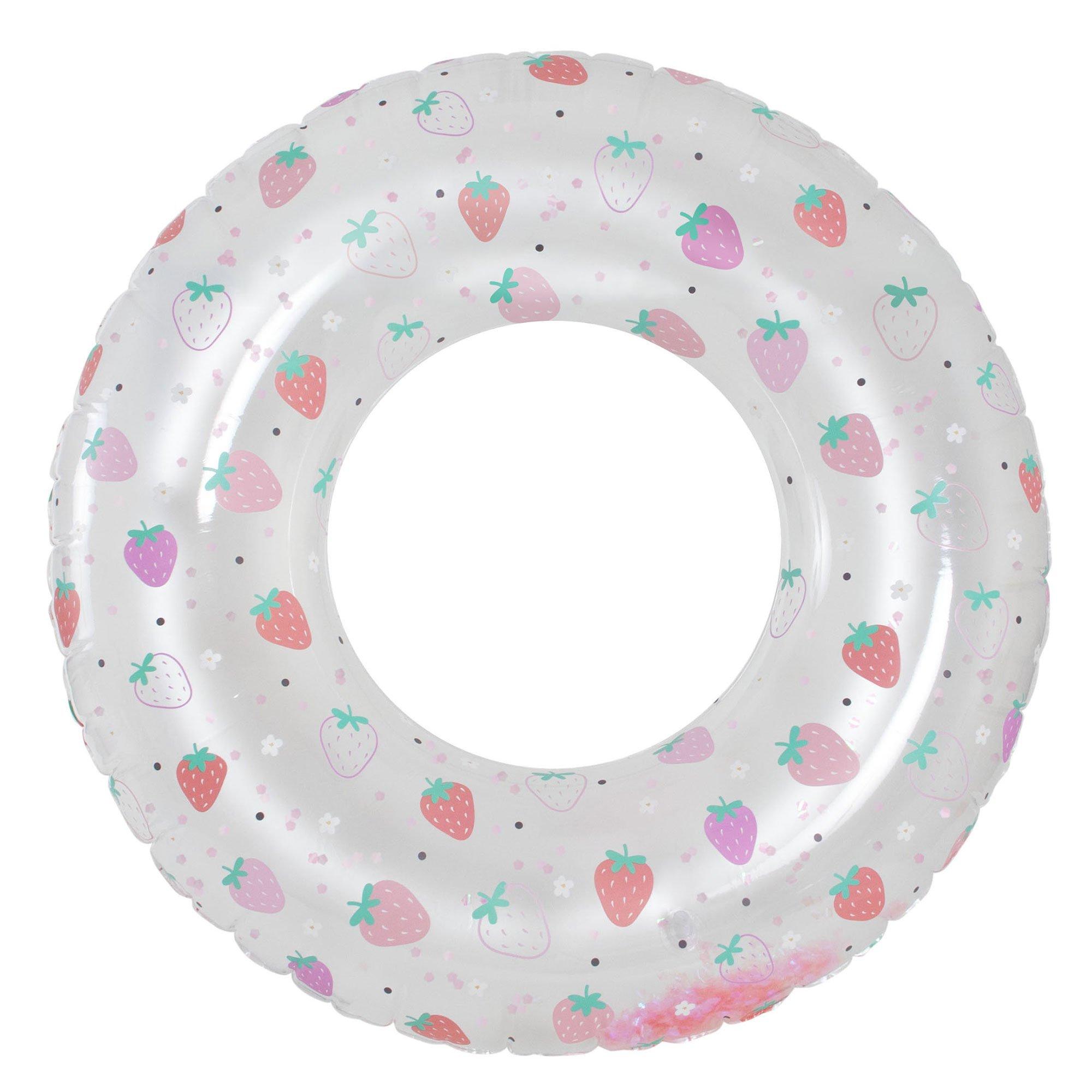 Strawberry Inflatable Tube Pool Float