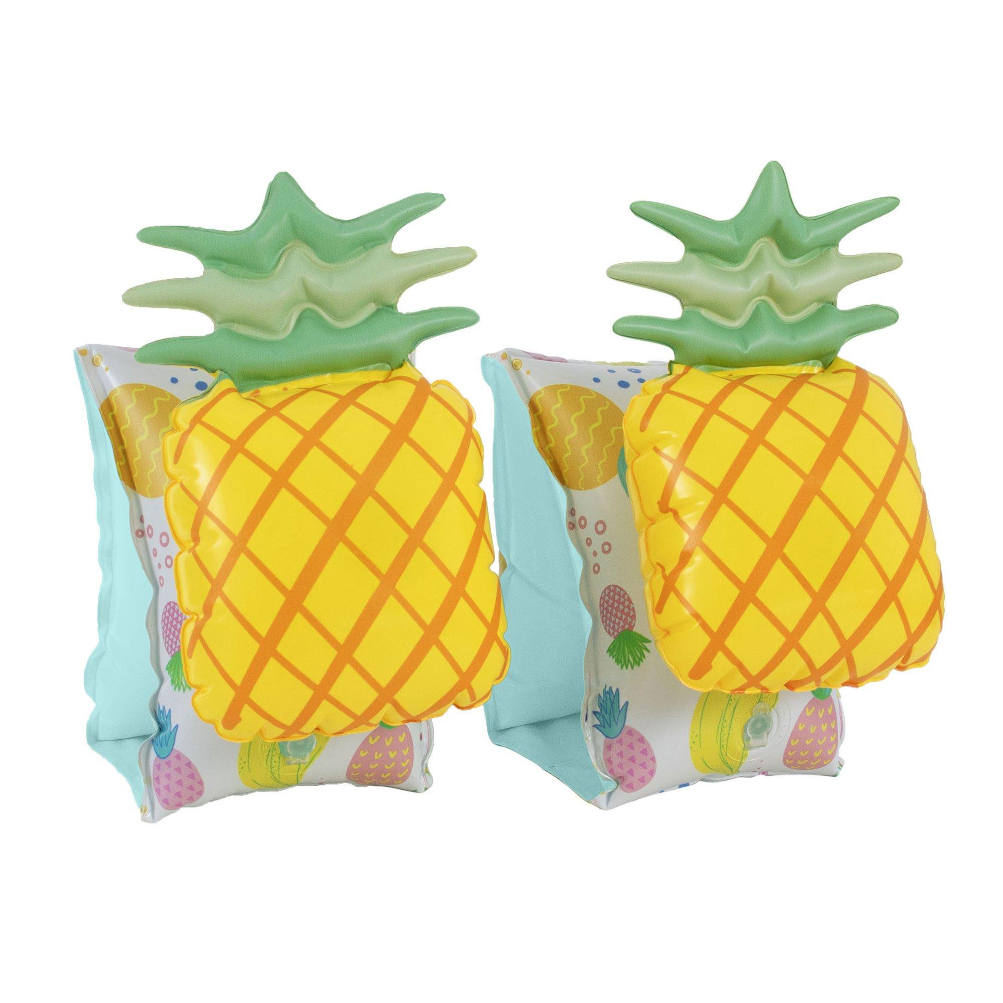 Pineapple Inflatable Arm Floaties  2 Piece Set