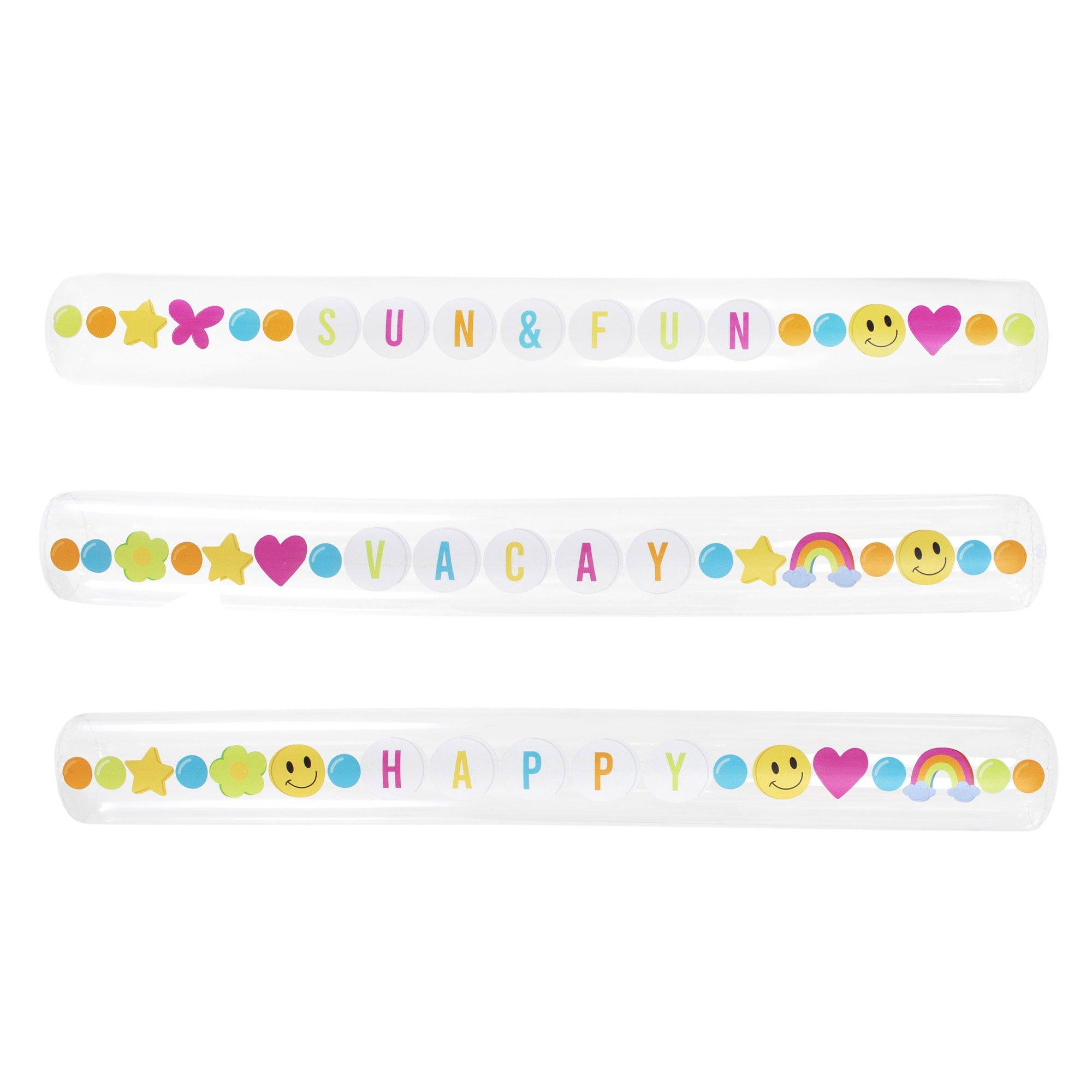 Iconic Beads Bracelet Inflatable Super Noodles  3 Piece Set