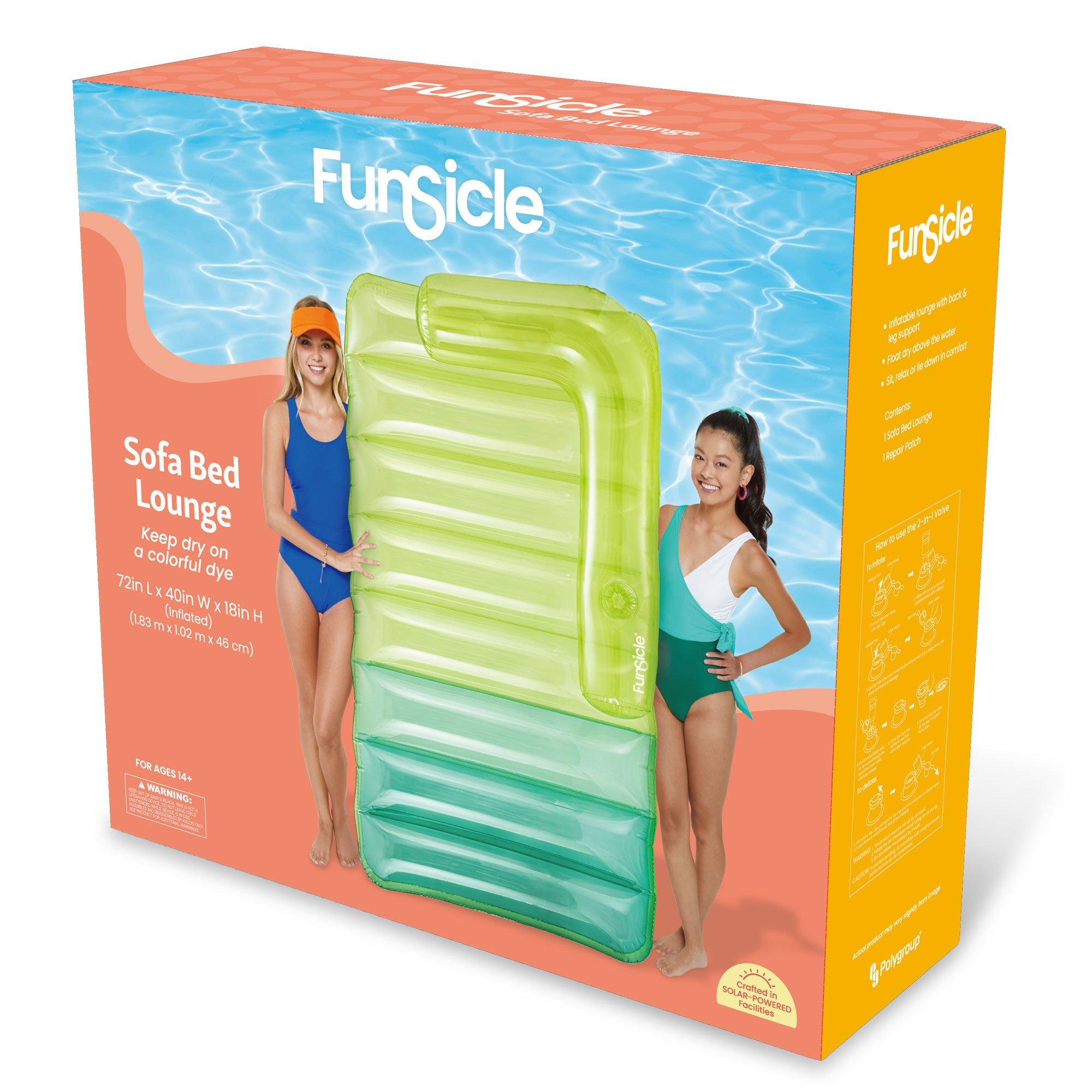 Funsicle  Sofa Bed Lounge Lime