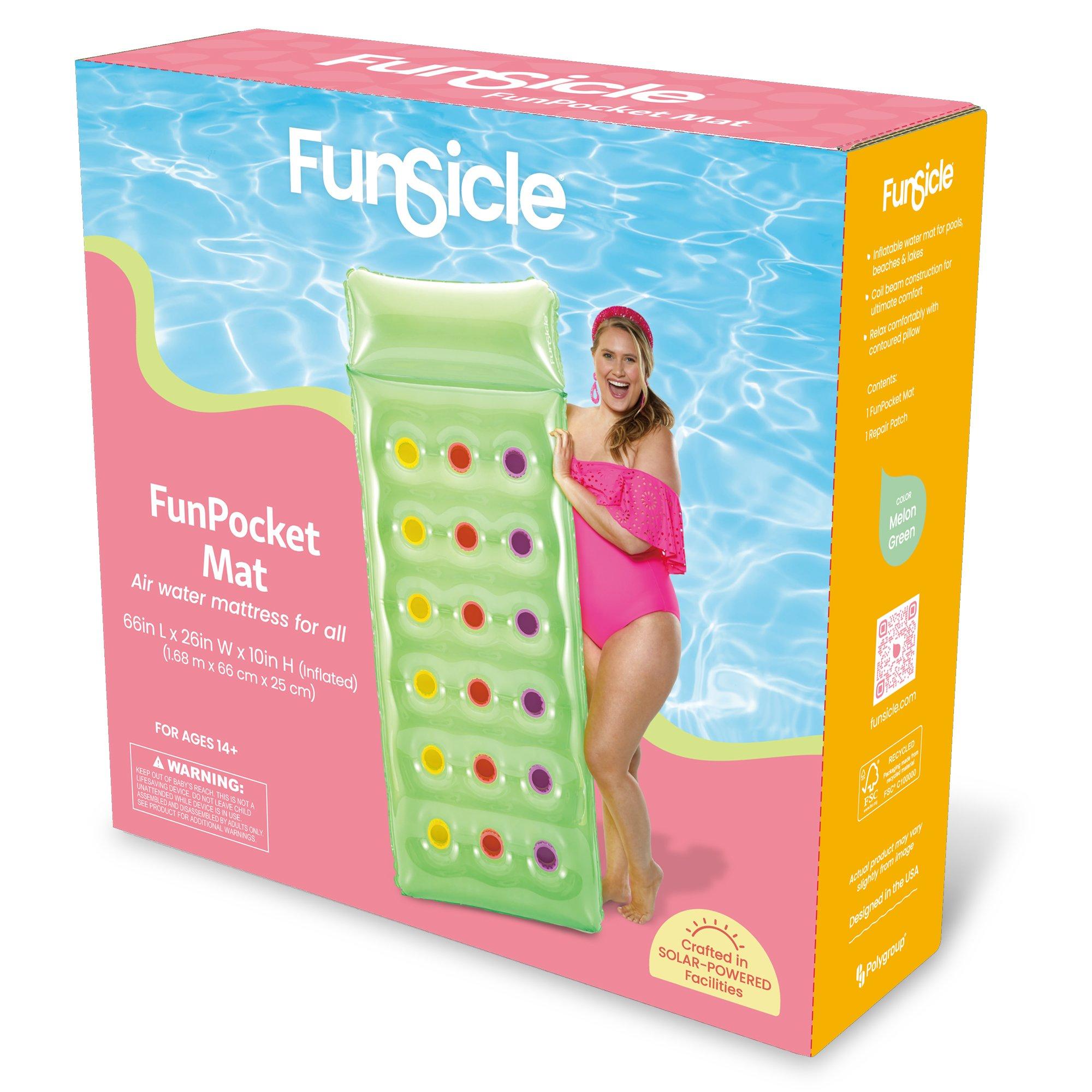 Funsicle FunPocket Mat - Melon Green