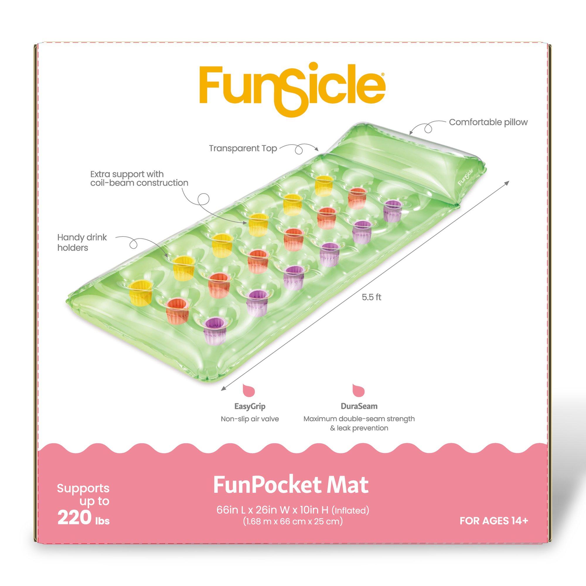 Funsicle FunPocket Mat - Melon Green