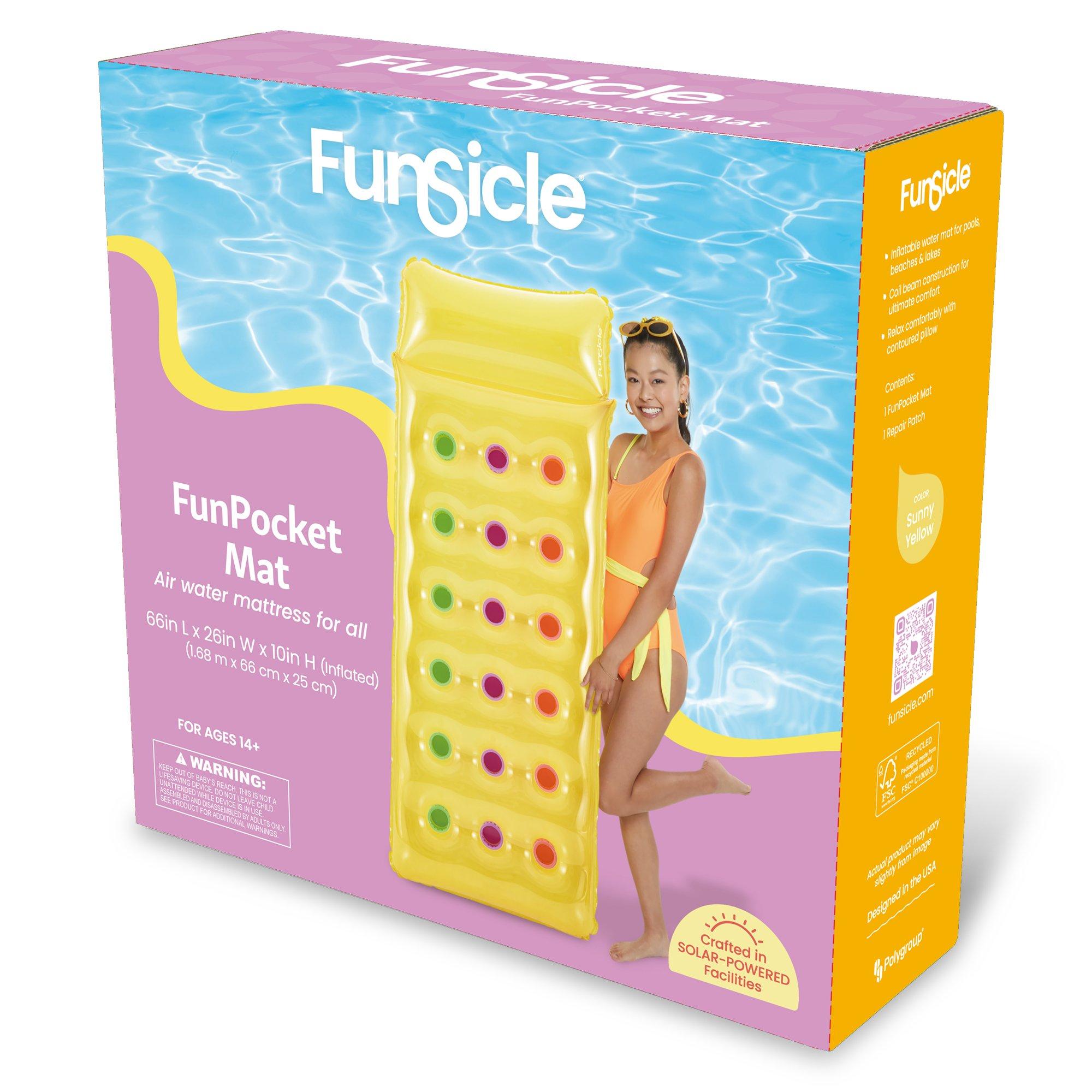 Funsicle  Funsicle FunPocket Mat  Sunny Yellow