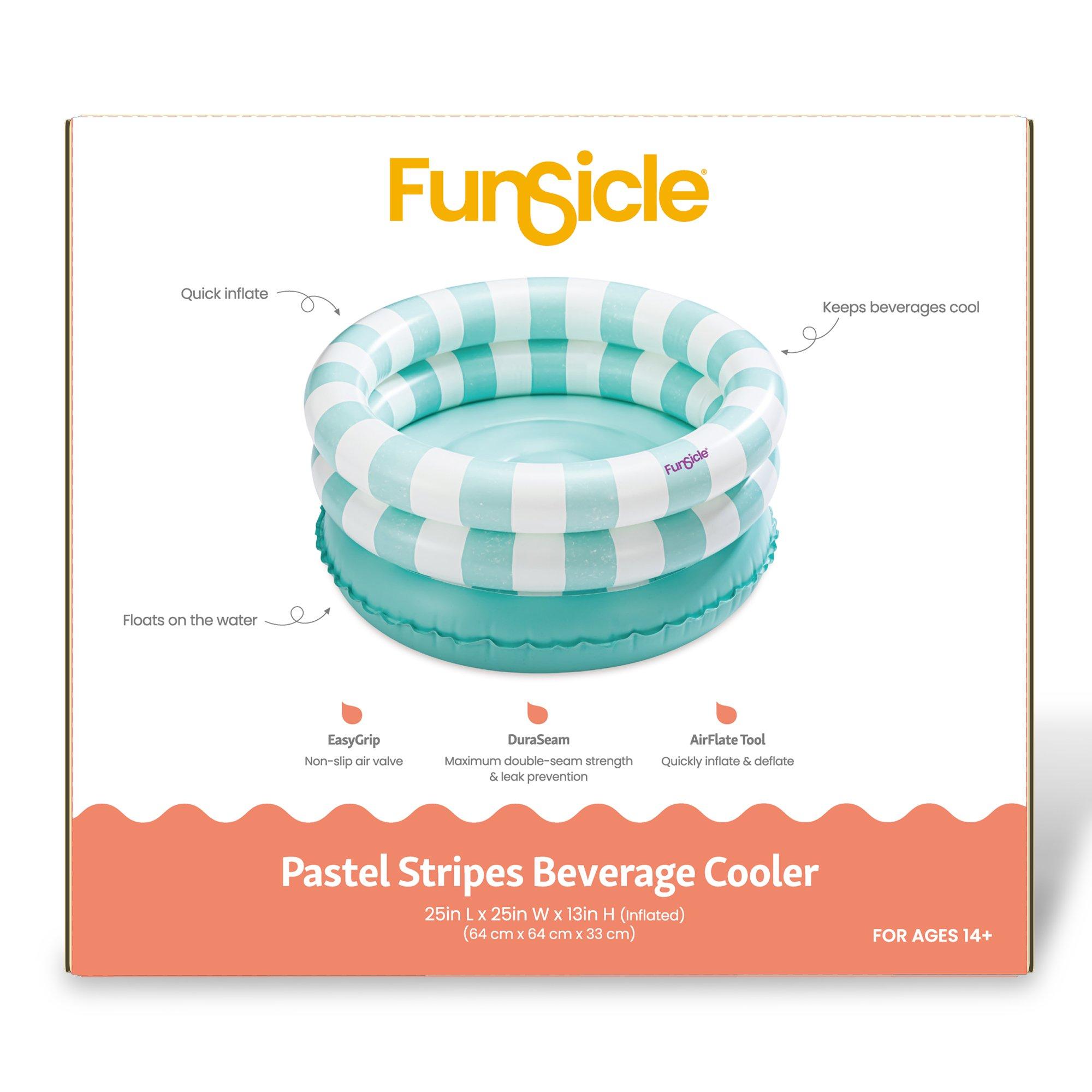 Funsicle  Pastel Stripes Beverage Cooler