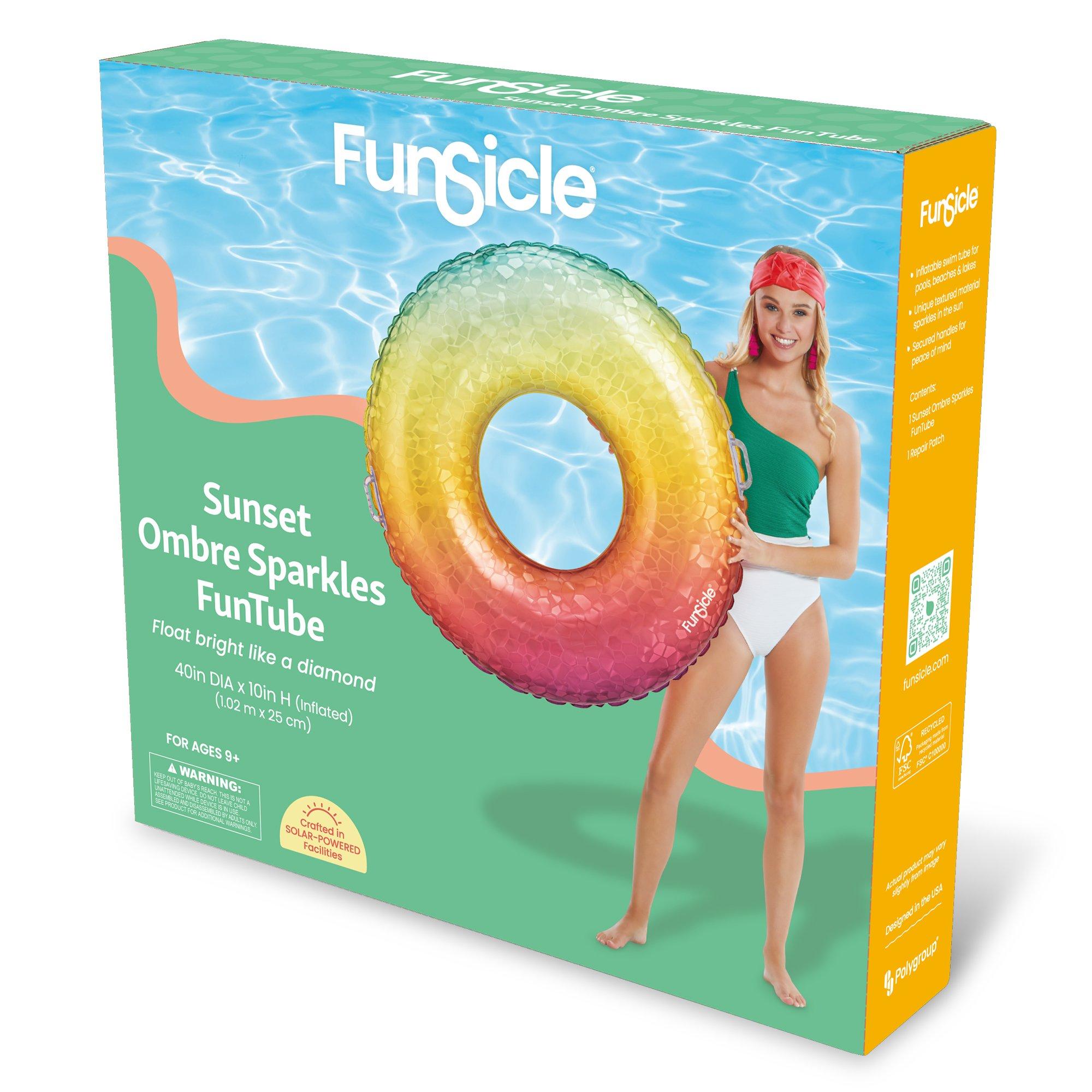 Sunset Ombre Sparkles FunTube