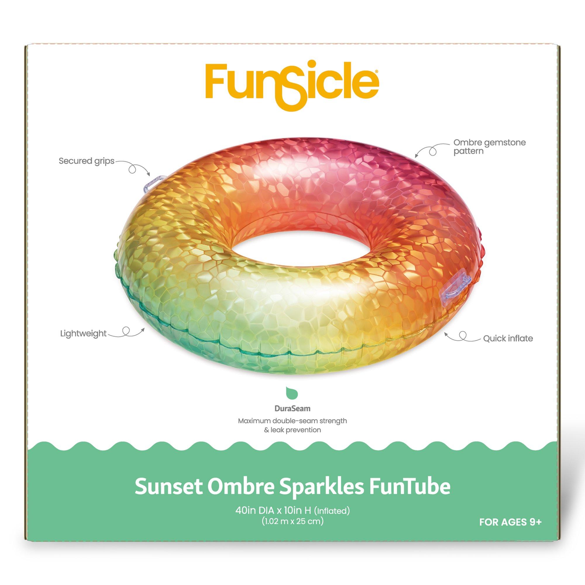 Sunset Ombre Sparkles FunTube