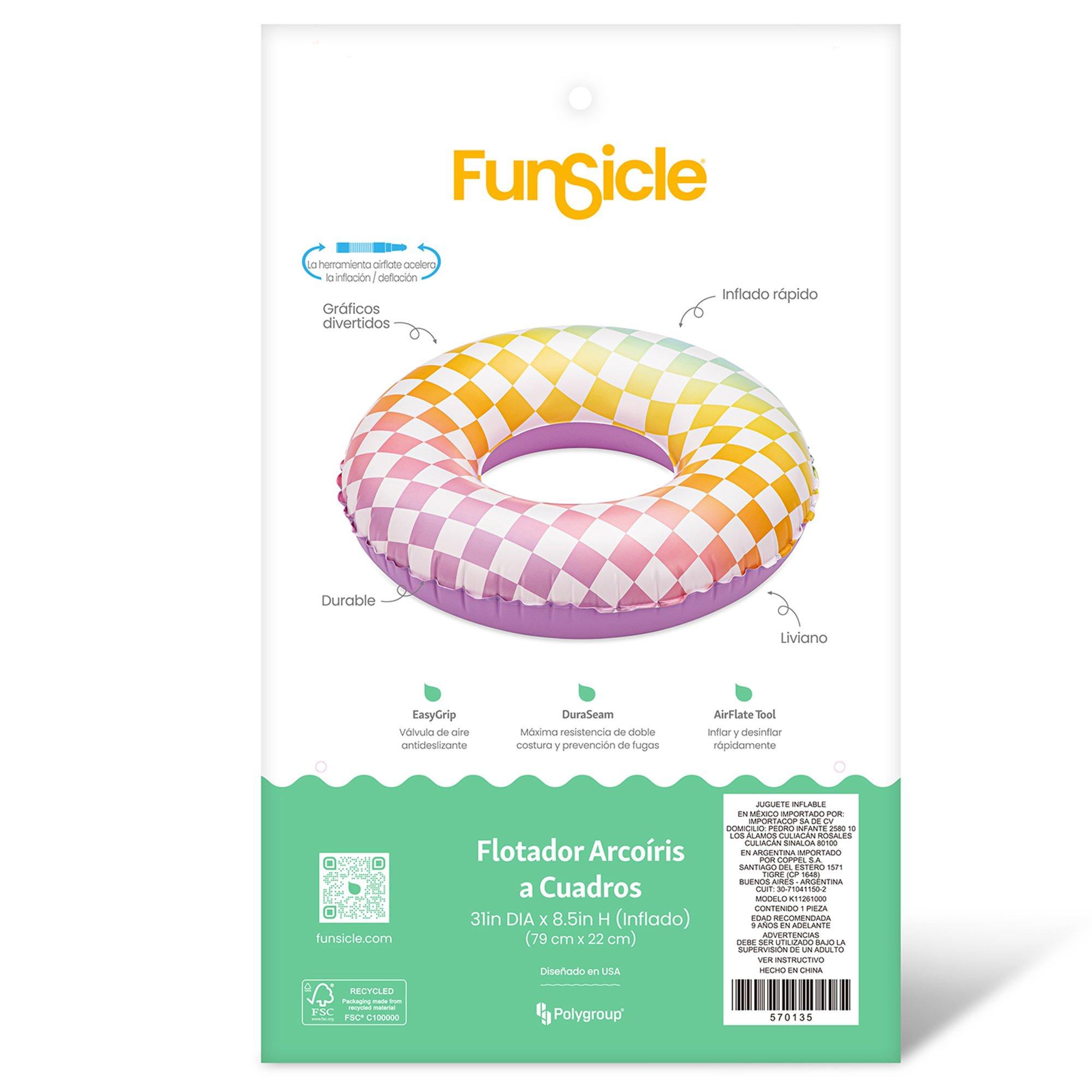 Rainbow Checkered FunTube