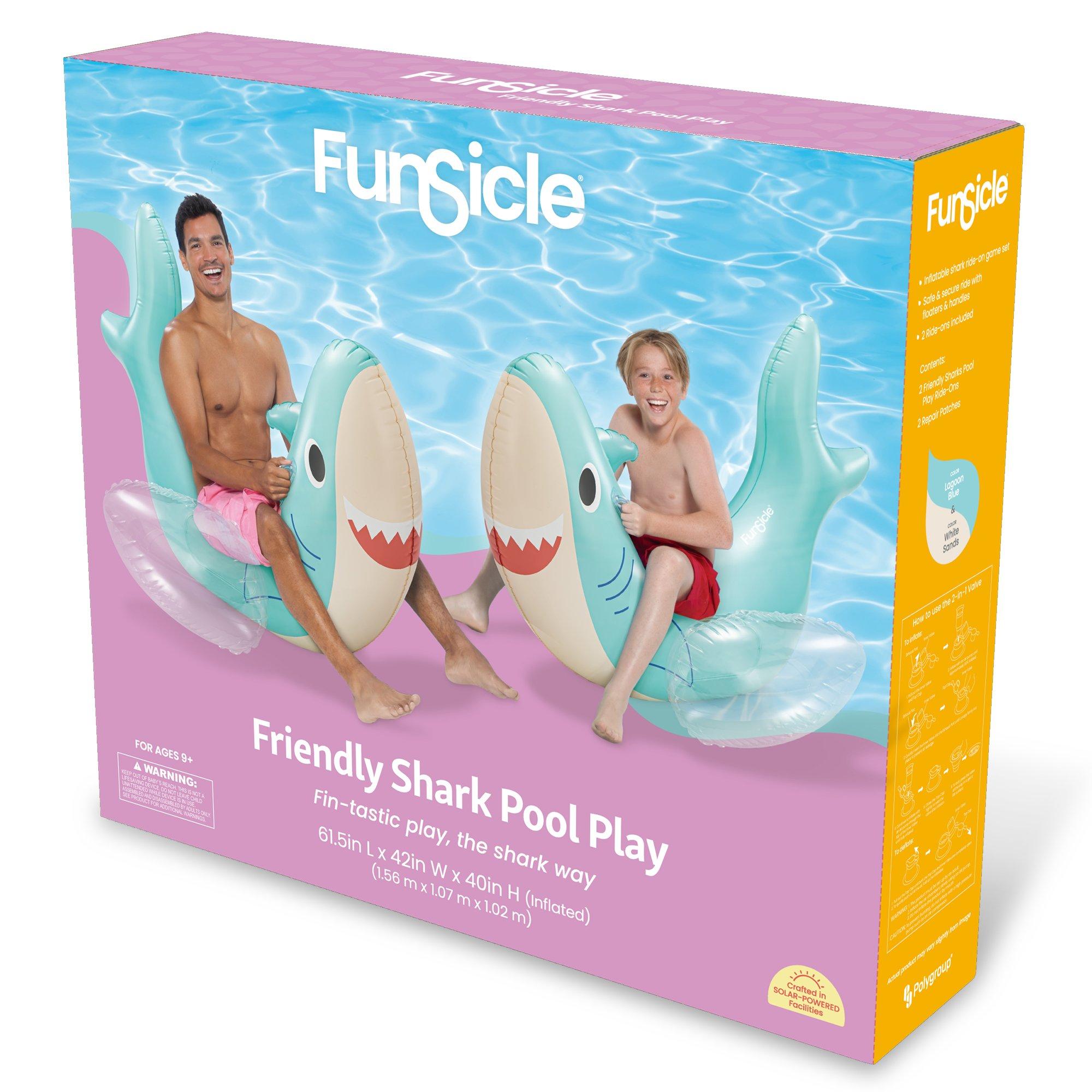 Funsicle  Funsicle Friendly Shark Pool Play
