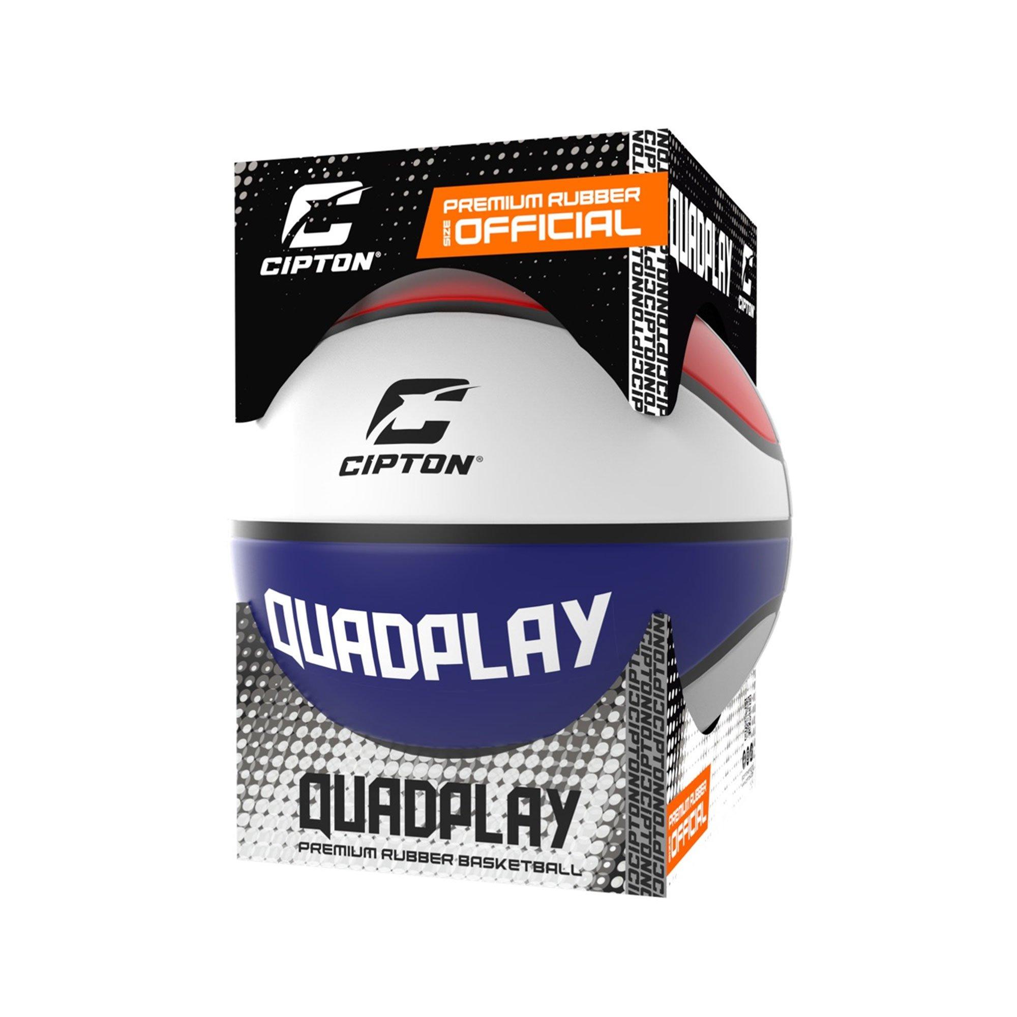 Cipton Sports  QUADPLAY Premium Rubber Basketball