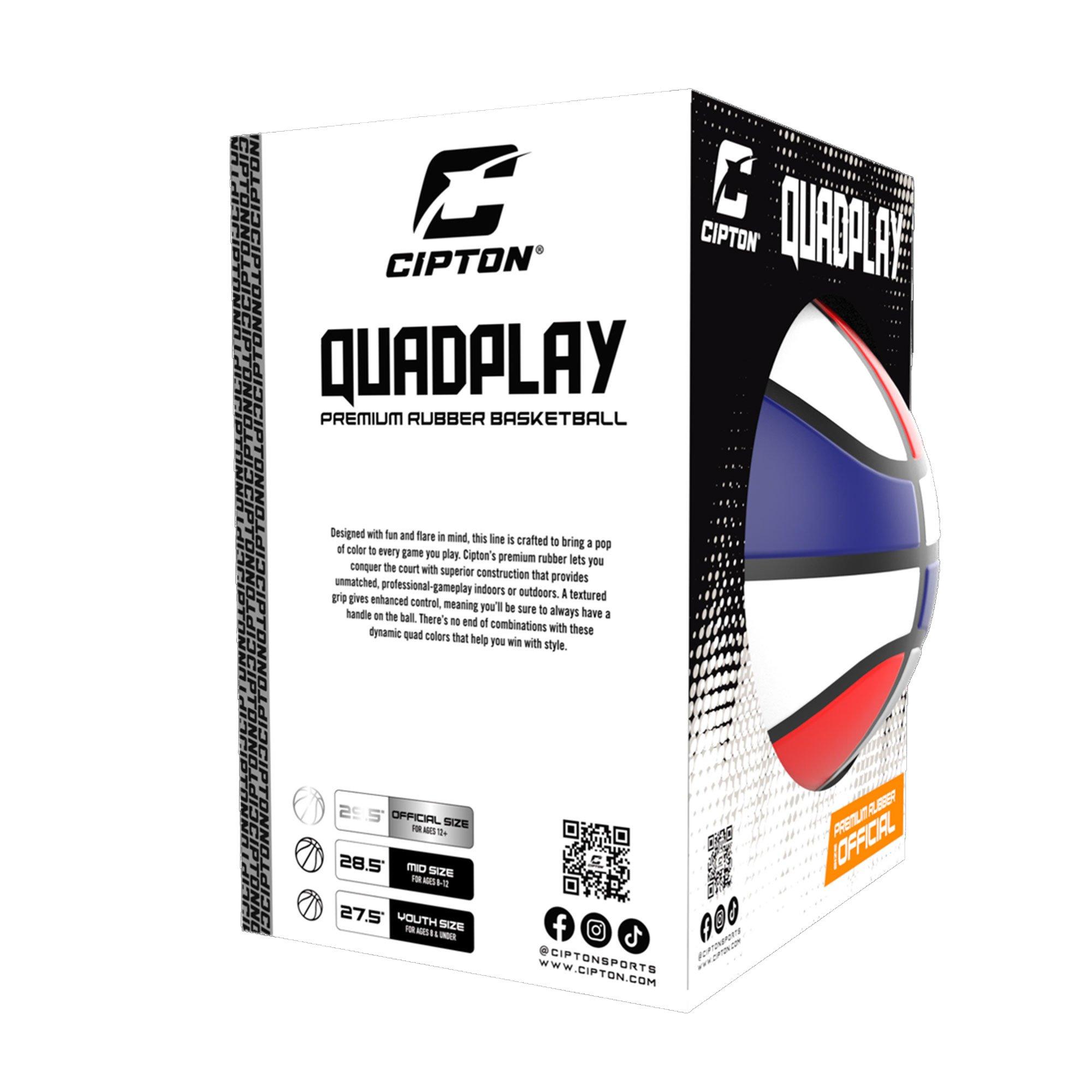Cipton Sports  QUADPLAY Premium Rubber Basketball