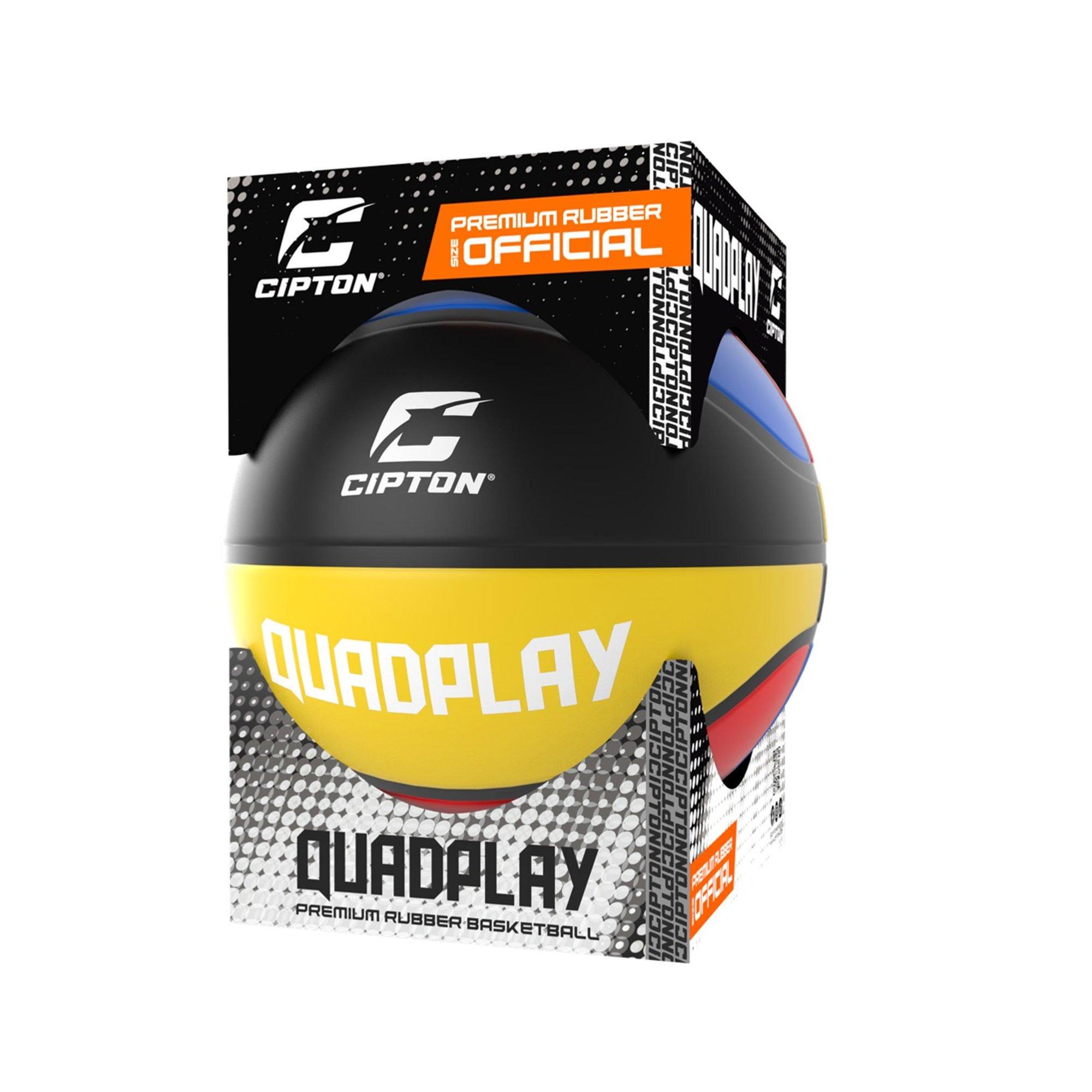 Cipton Sports  QUADPLAY Premium Rubber Basketball