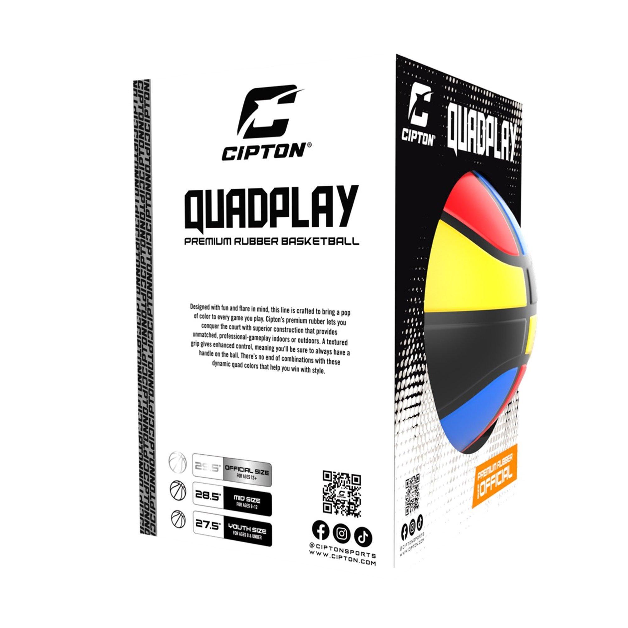 Cipton Sports  QUADPLAY Premium Rubber Basketball
