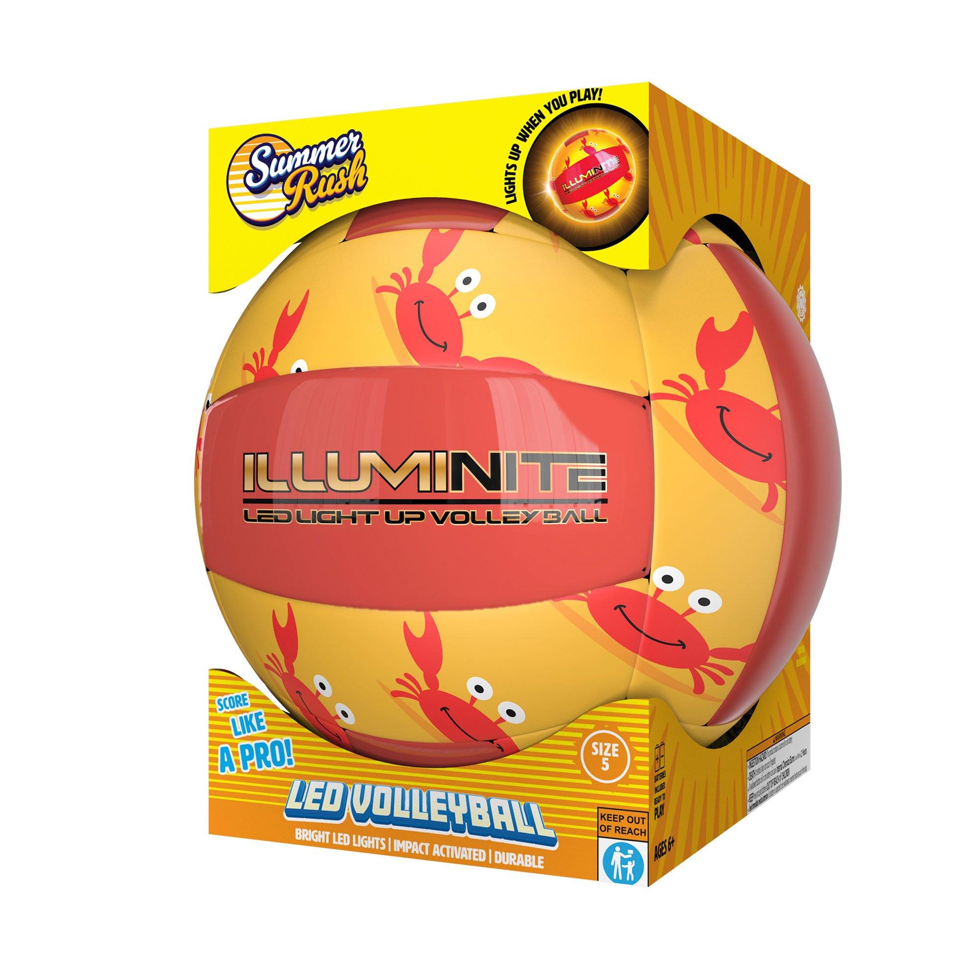 Summer Rush Cruzin Crab Light Up LED Volleyball