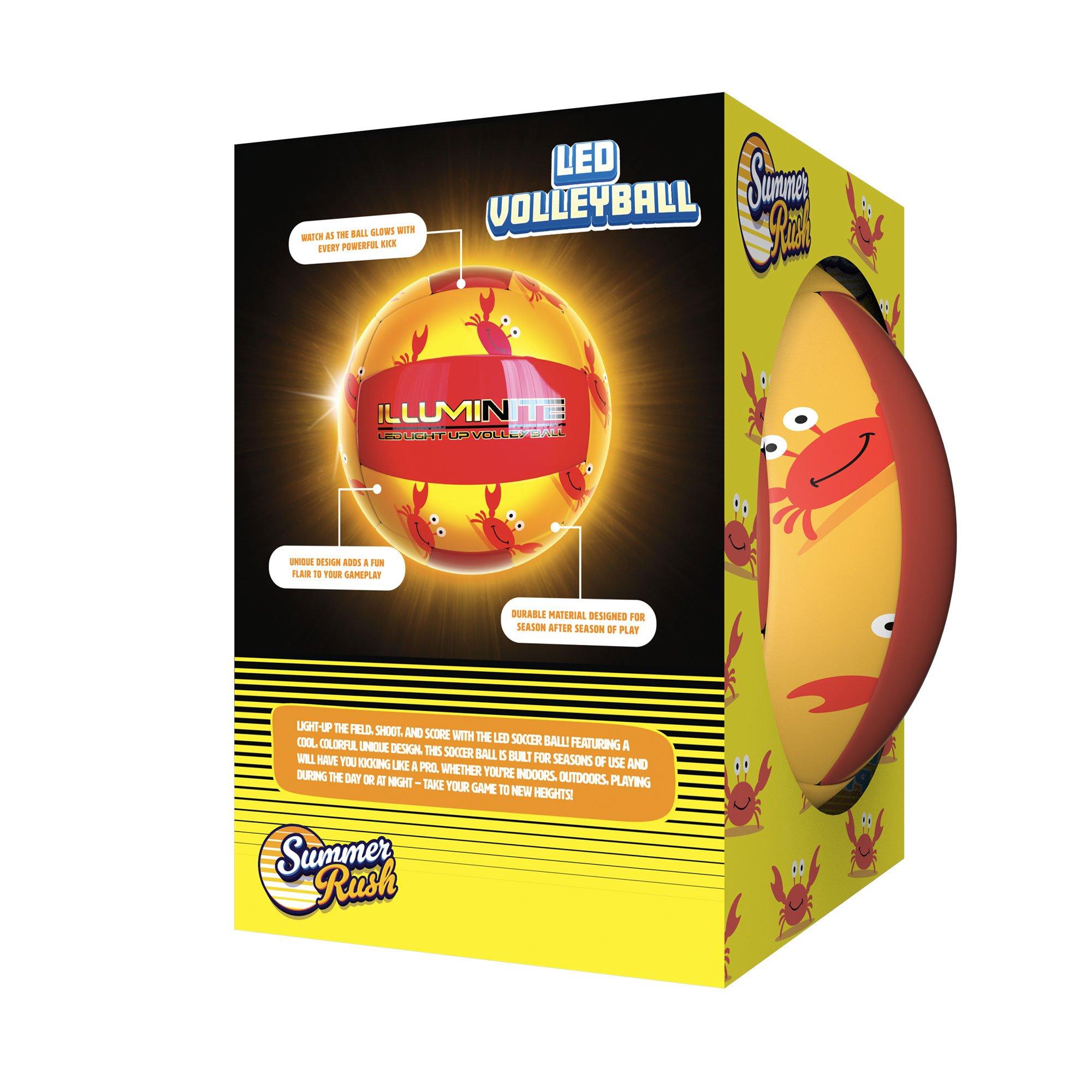 Cipton Sports  Summer Rush Cruzin Crab Light Up LED Volleyball