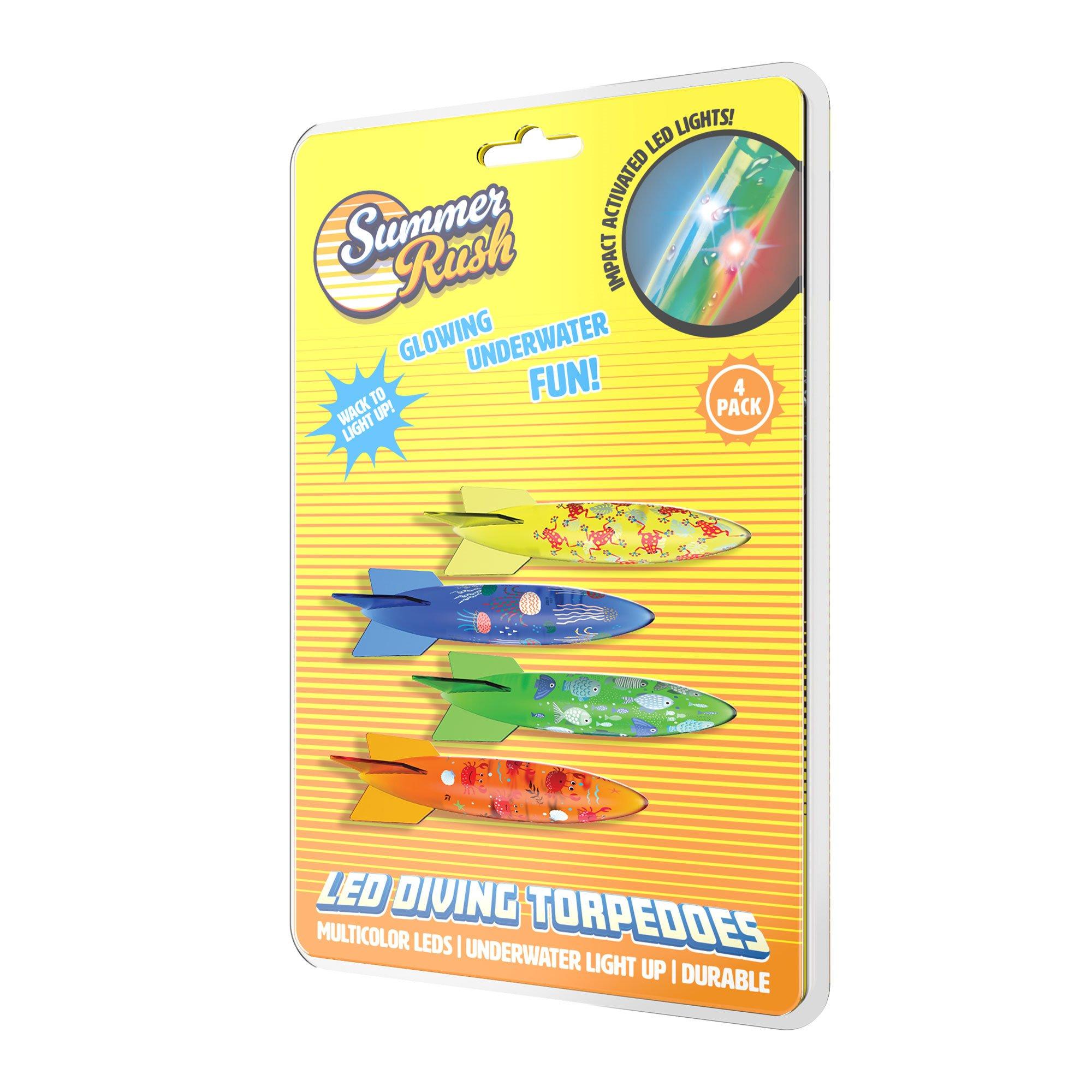 Summer Rush Summer LED Torpedo Diver 4pack