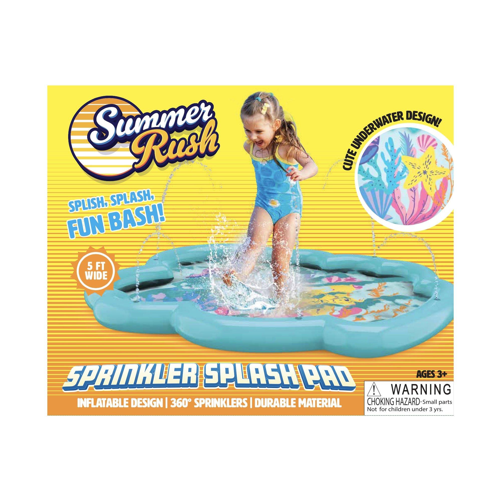Summer Rush Coral Reef Inflatable Splash Pad