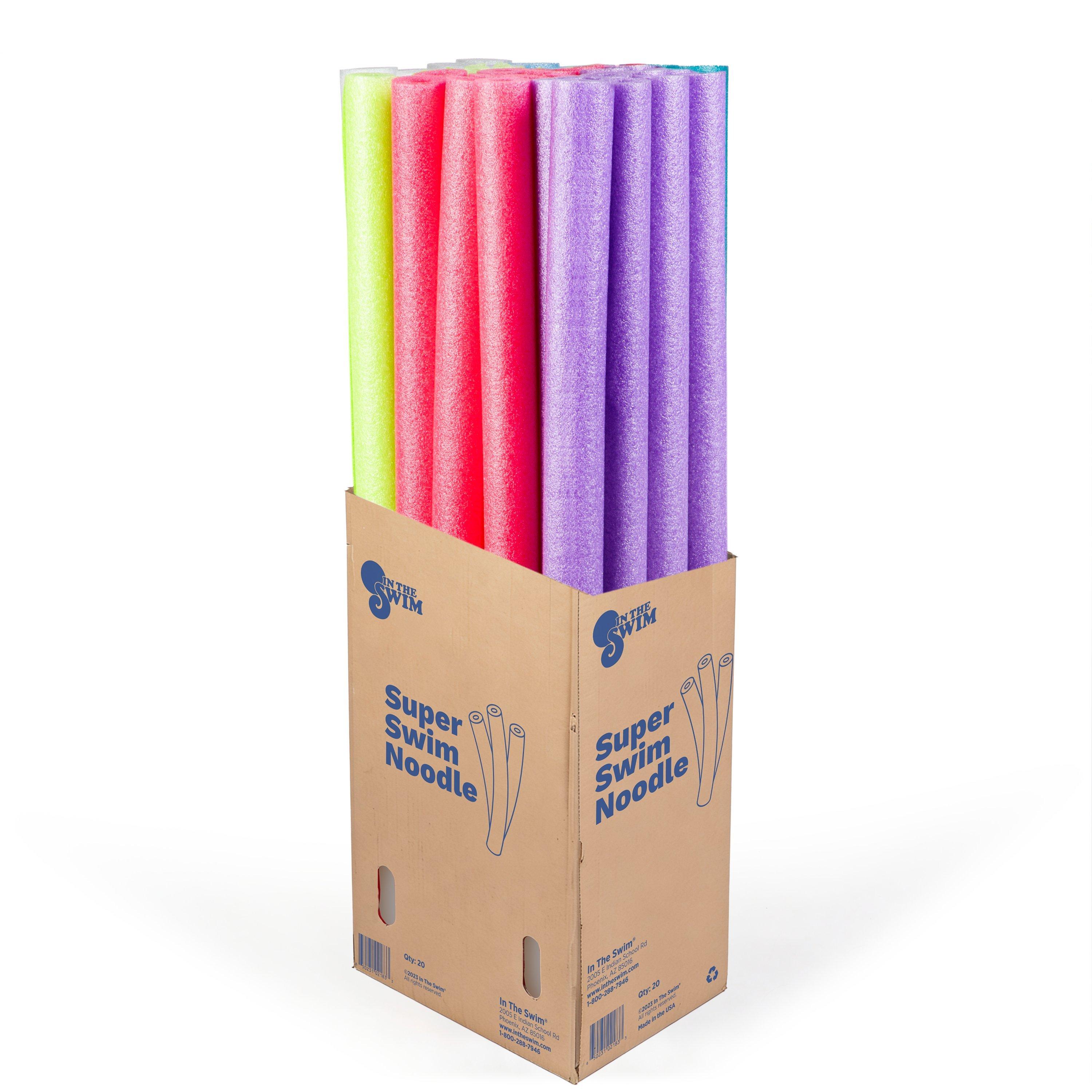 Ultra Foam Swim Pool Noodle - Jewel 20 Pack