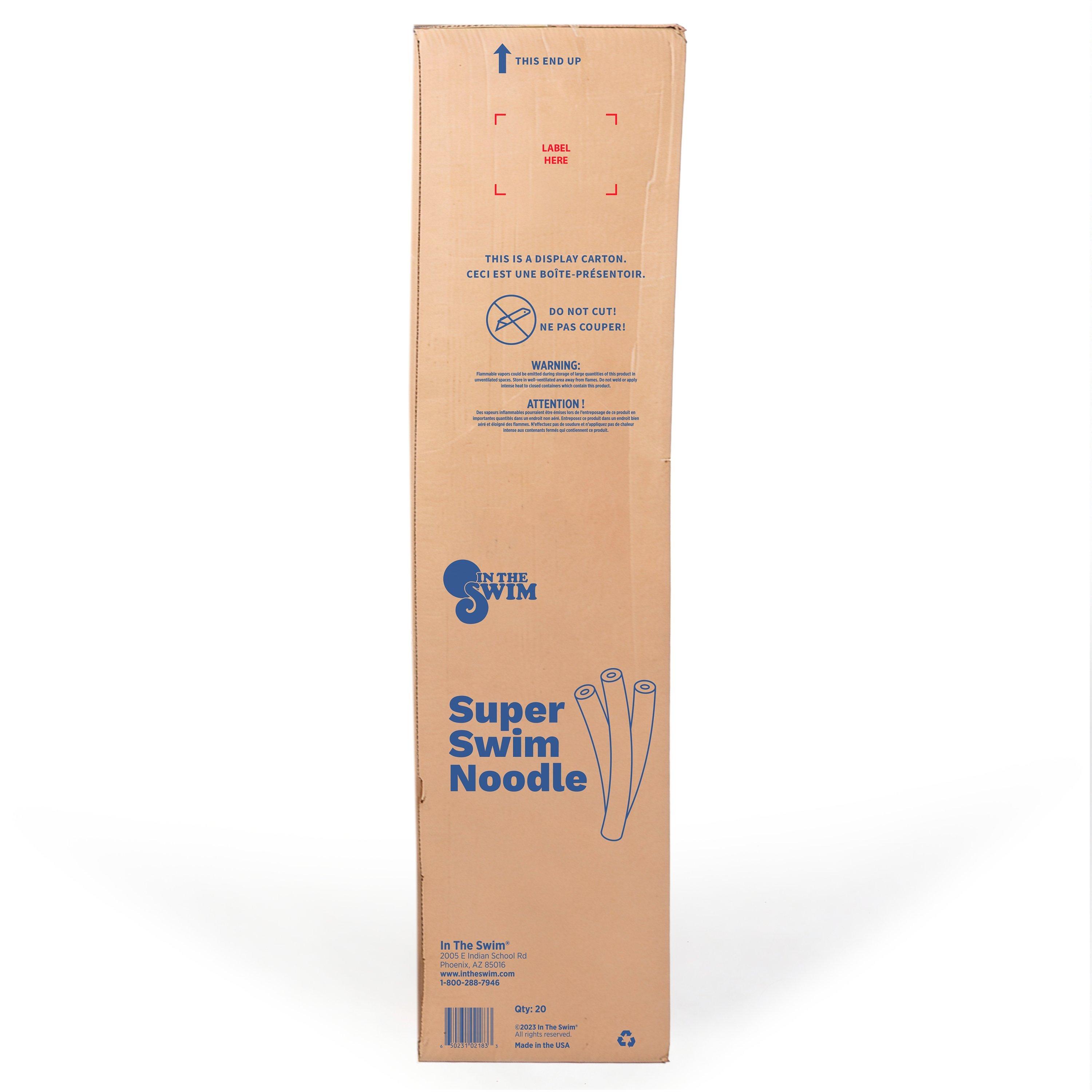 In The Swim  Ultra Foam Swim Pool Noodle  Jewel 20 Pack