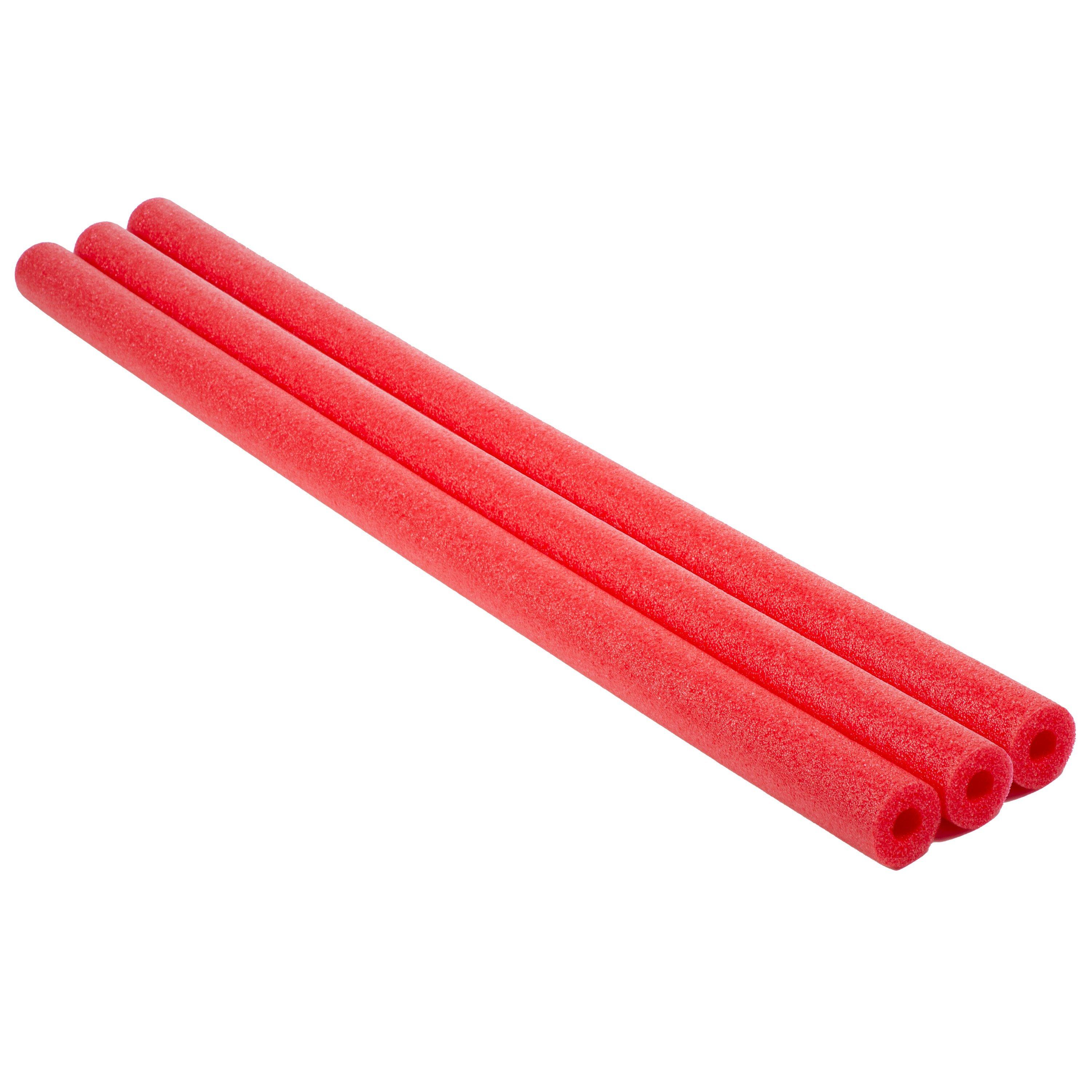 In The Swim  Foam Swim Pool Noodle  Red 40 Pack