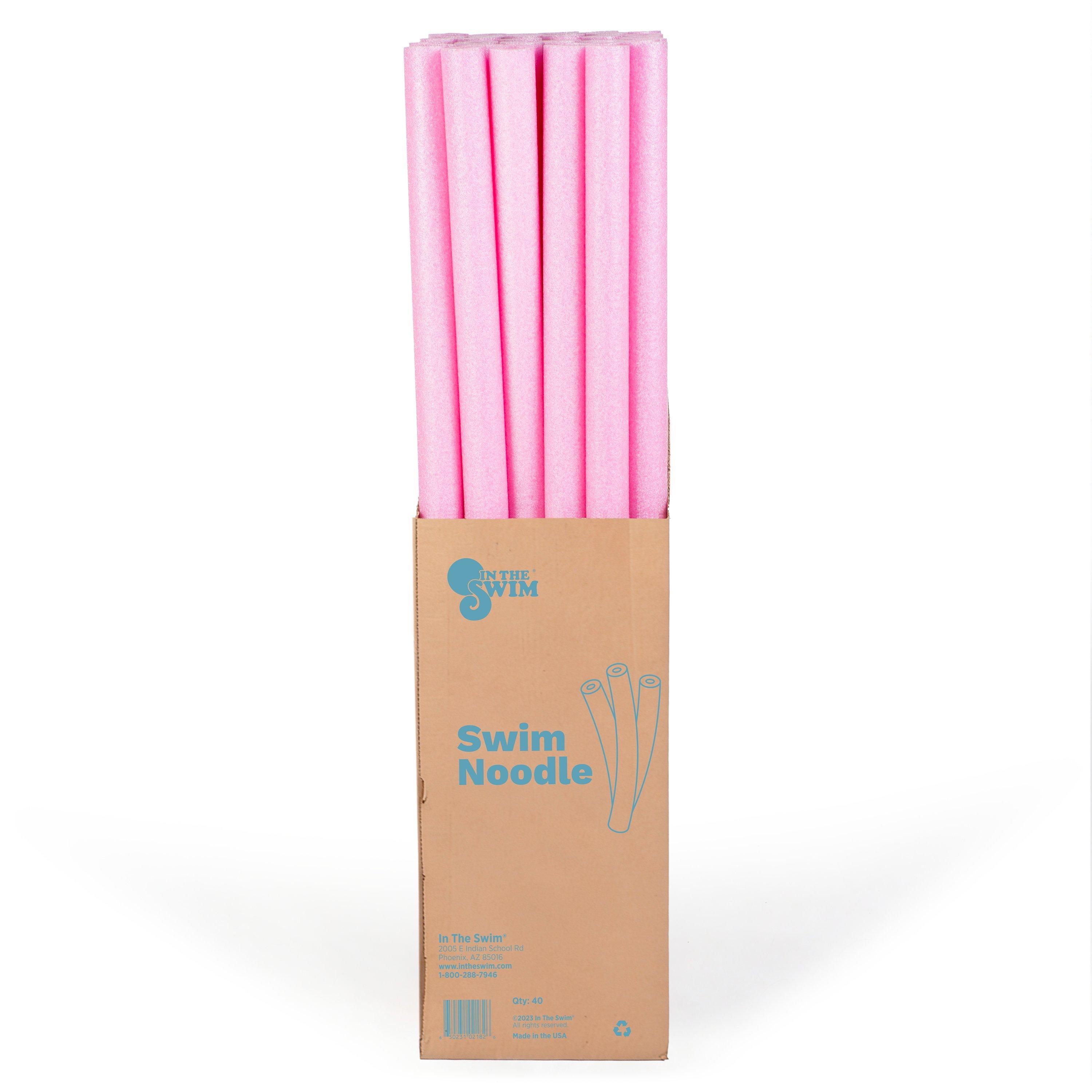 Foam Swim Pool Noodle - Pink 40 Pack