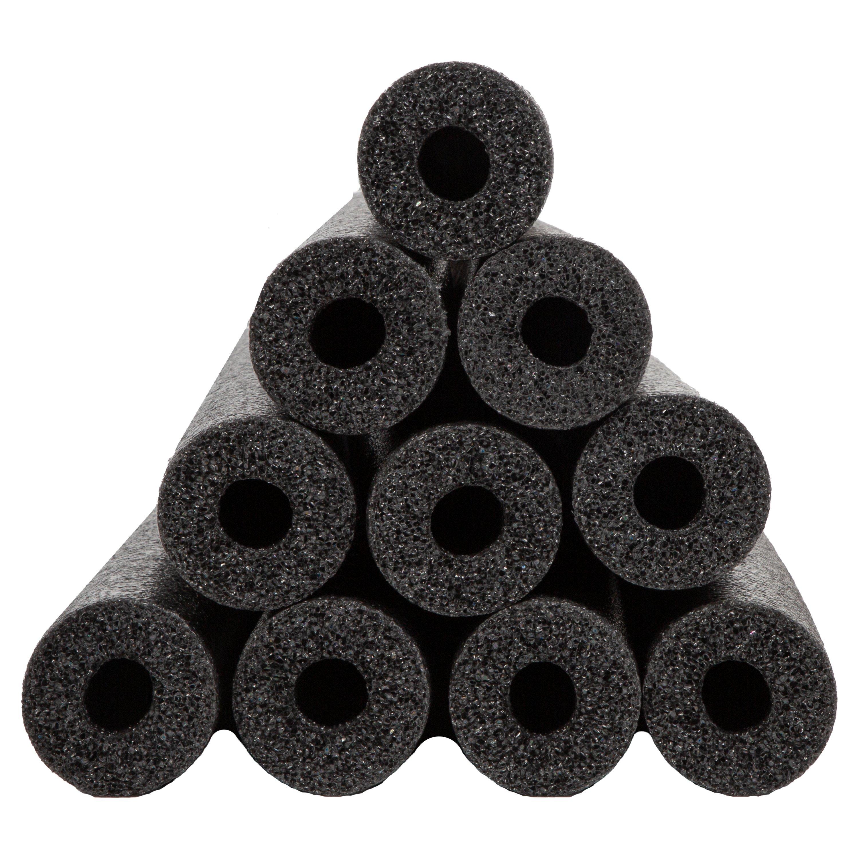 Foam Swim Pool Noodle - Black 40 Pack