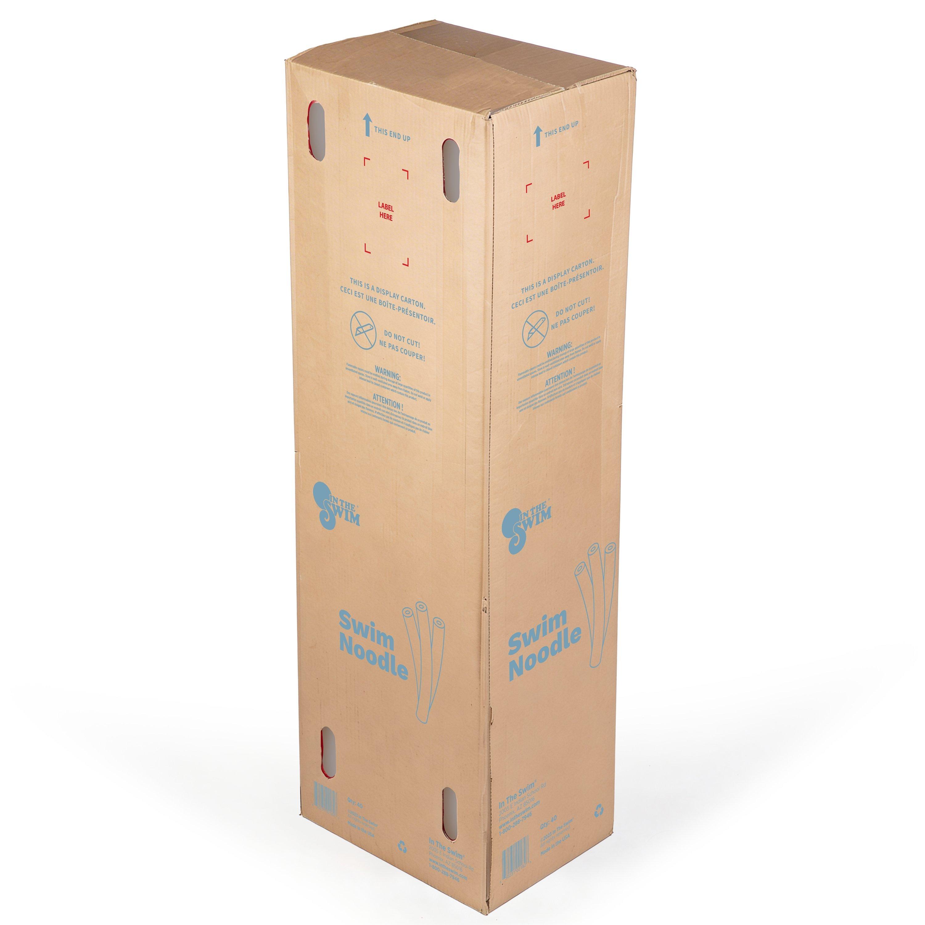 In The Swim  Foam Swim Pool Noodle  White 40 Pack