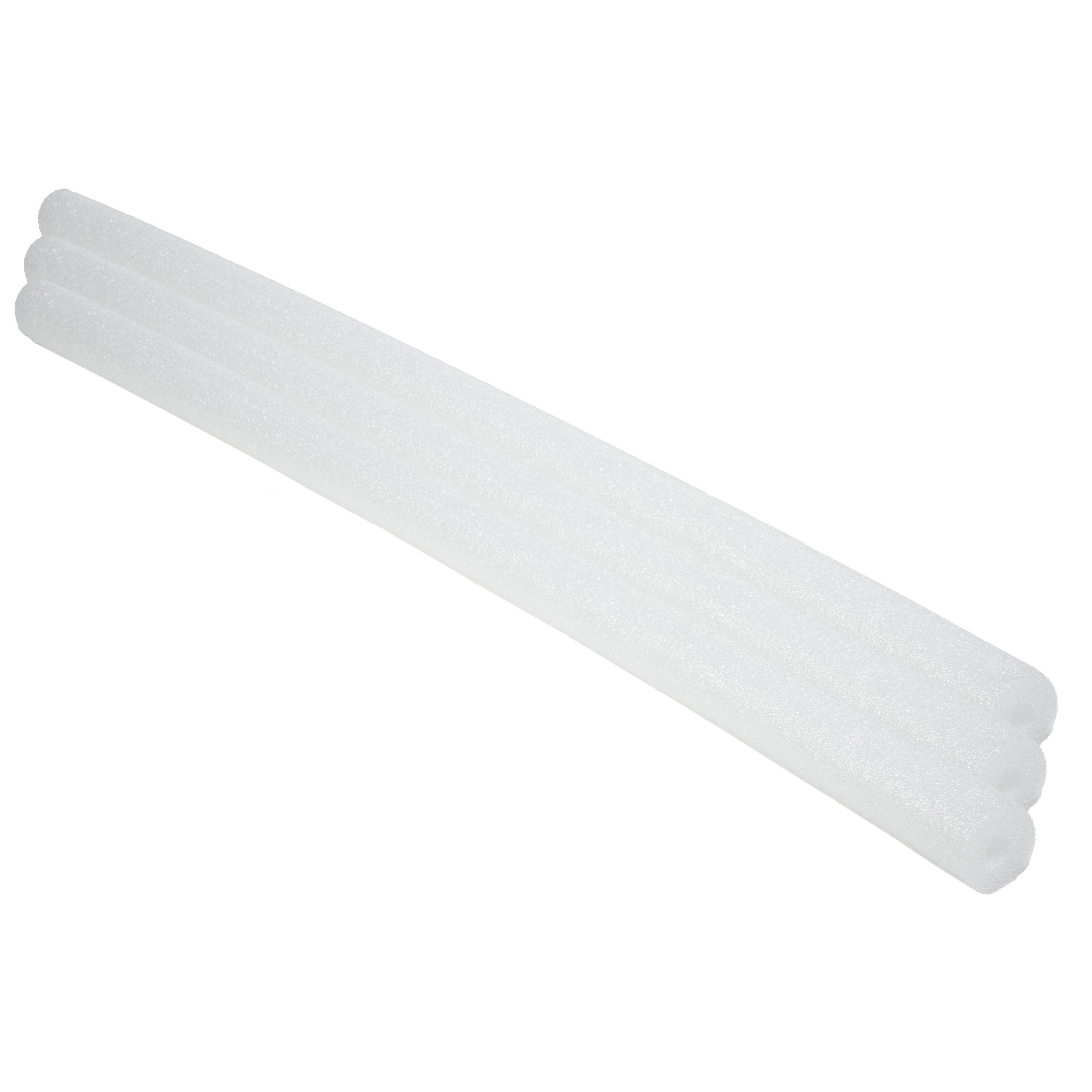 In The Swim  Foam Swim Pool Noodle  White 40 Pack