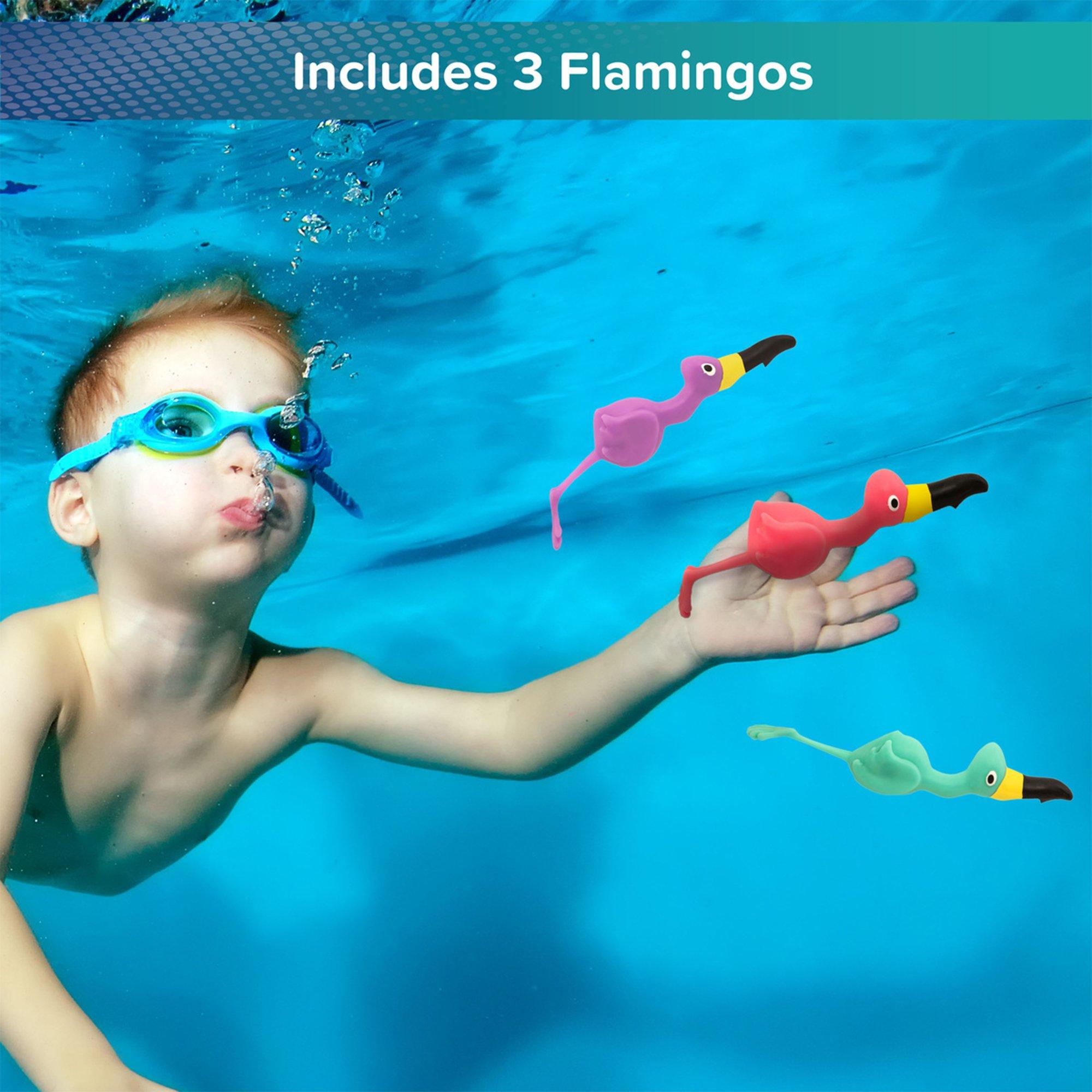 The Flip Flyin' Flamingo Dive Toys
