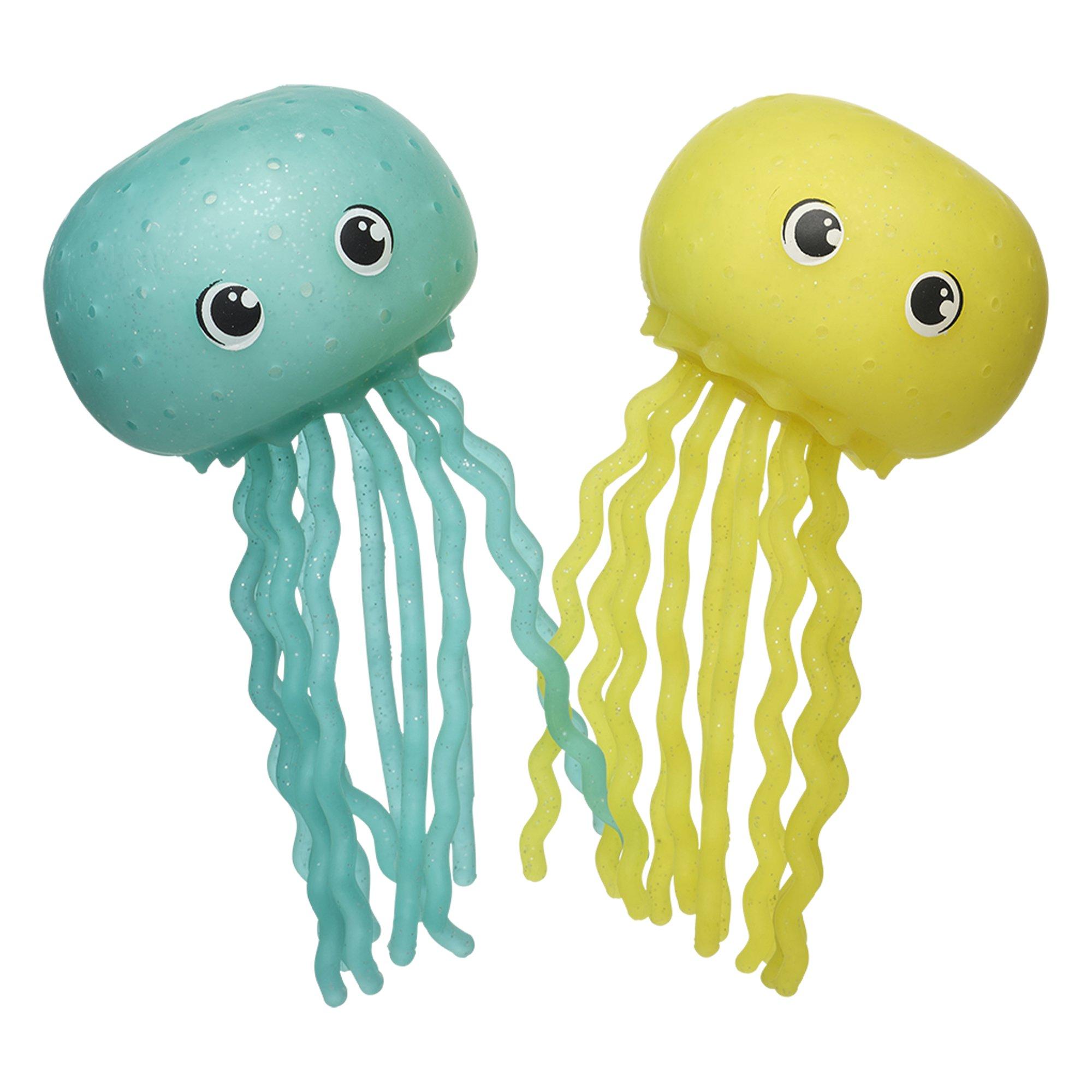 CocoNut  Aqua Splashers Lea the Jellyfish  Aqua  Yellow Set of 2