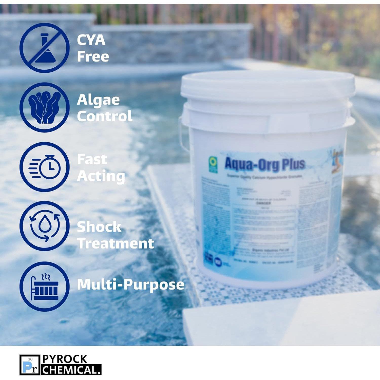 Aqua-Org Plus  Calcium Hypochlorite Pool Shock 55 lbs