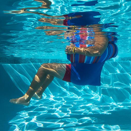 Big Joe  Noodle Sling Pool Float Blurred Americana