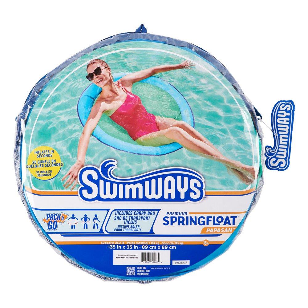 SwimWays  Spring Float Premium Papasan Pool Lounger with Hyper-Flate Valve