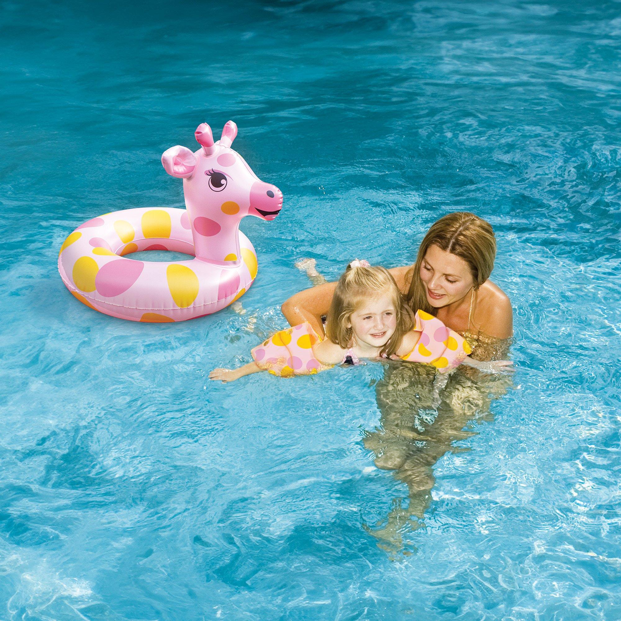 Gigi The Giraffe Inflatable Tube and Armband Set