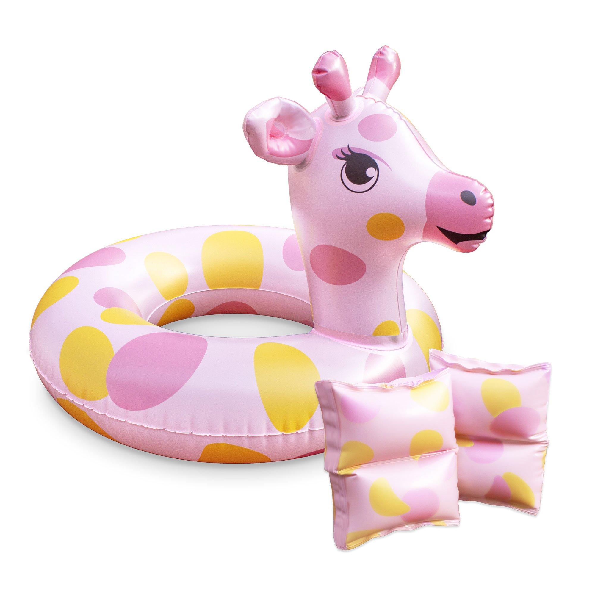 Gigi The Giraffe Inflatable Tube and Armband Set