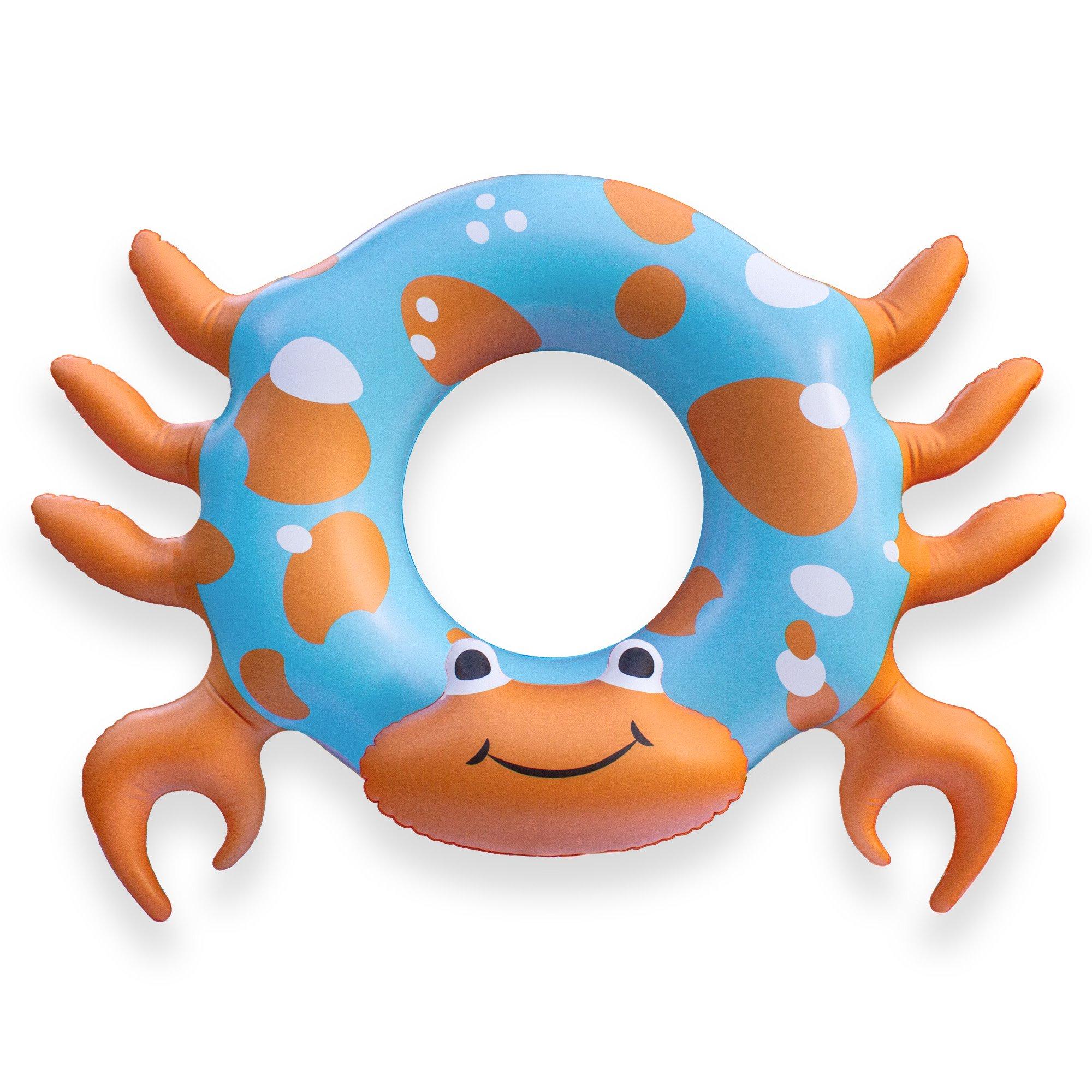 Cruze The Crab Inflatable Tube and Armband Pool Float Set
