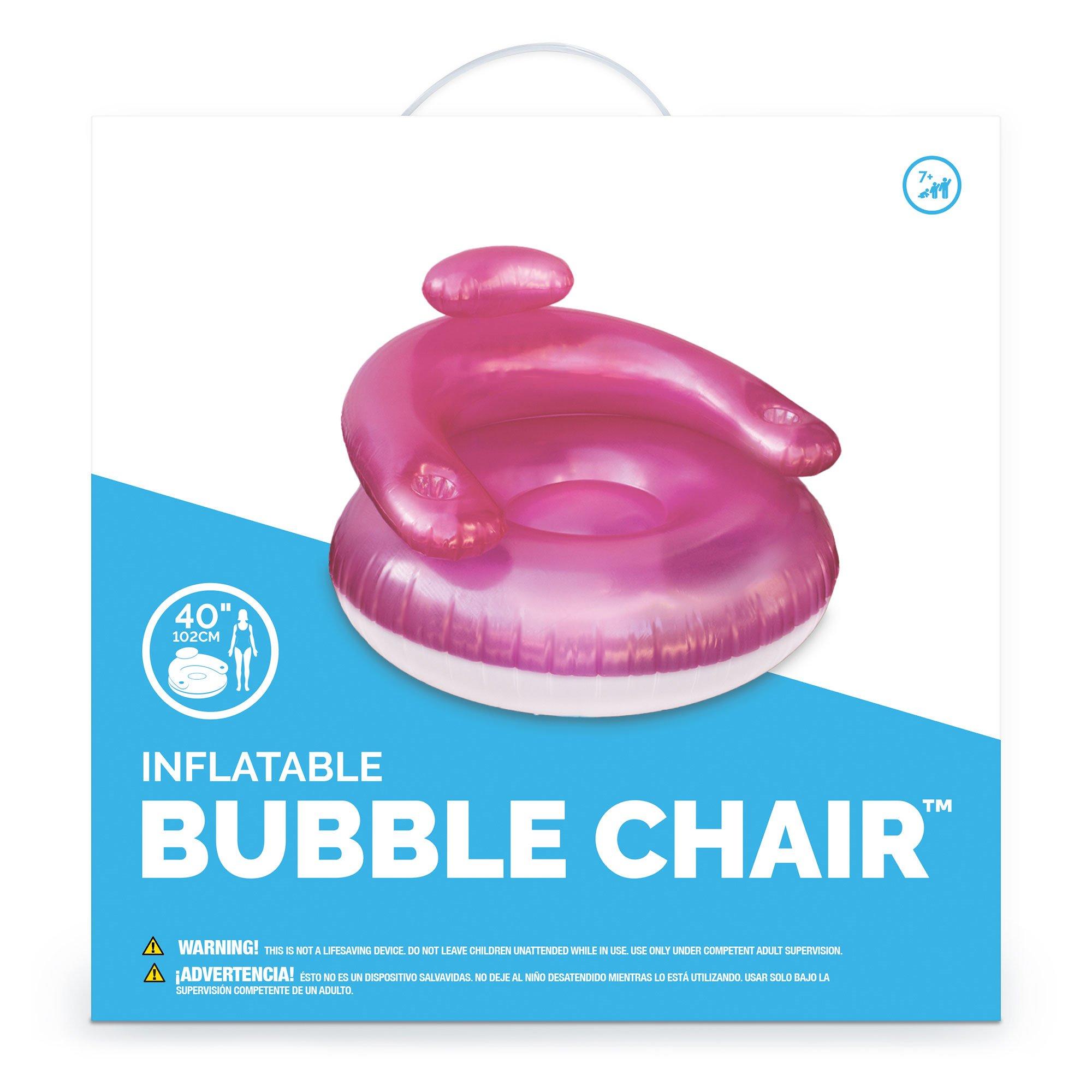 Inflatable Bubble Chair Pool Float  Pink