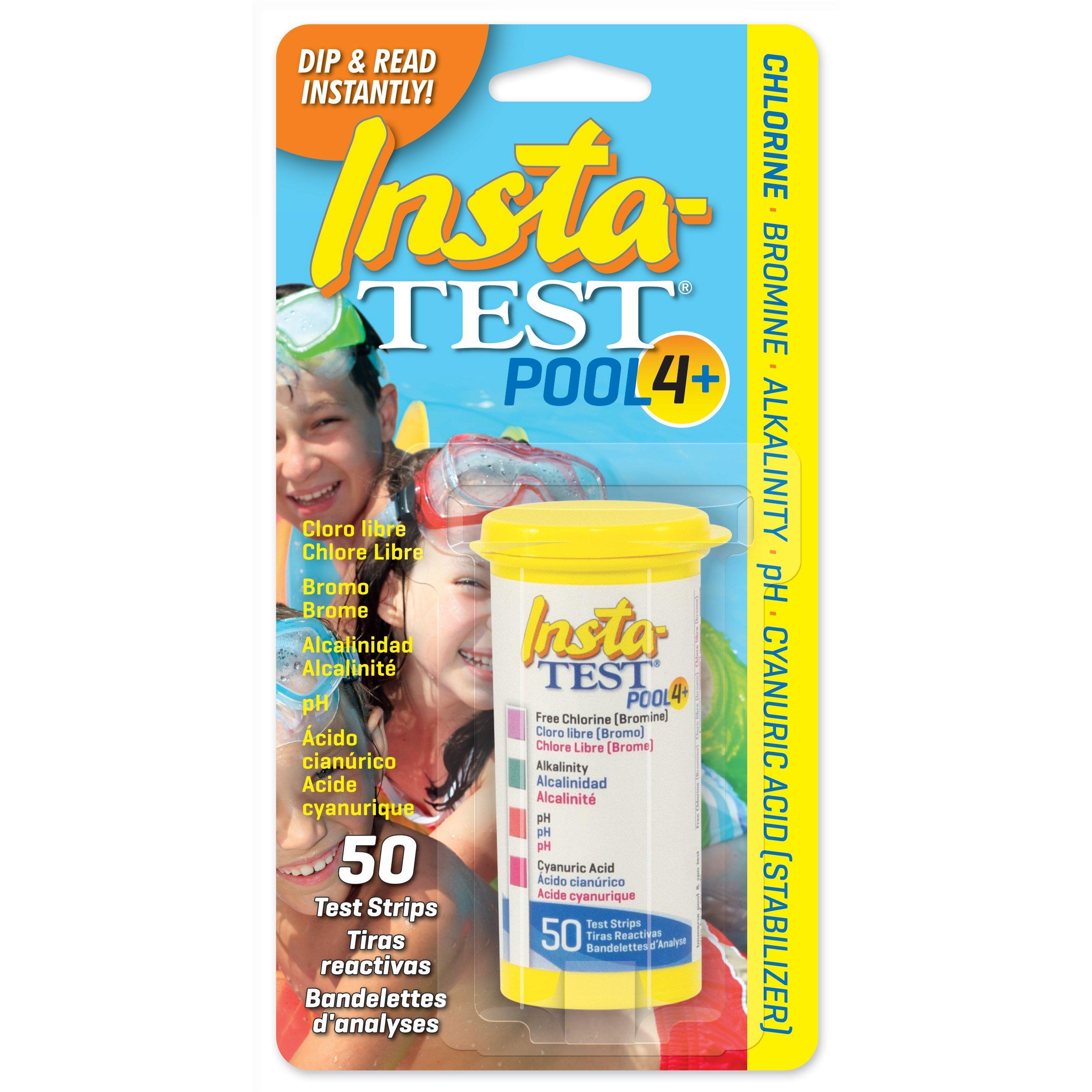 LaMotte  Insta-TEST POOL 4 Plus Test Strips 50-Count