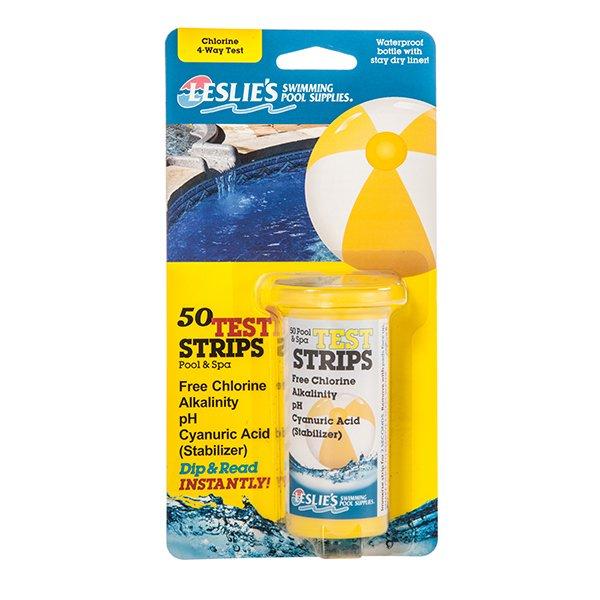 LESLIE'S 4WAY 50CT TEST STRIPS