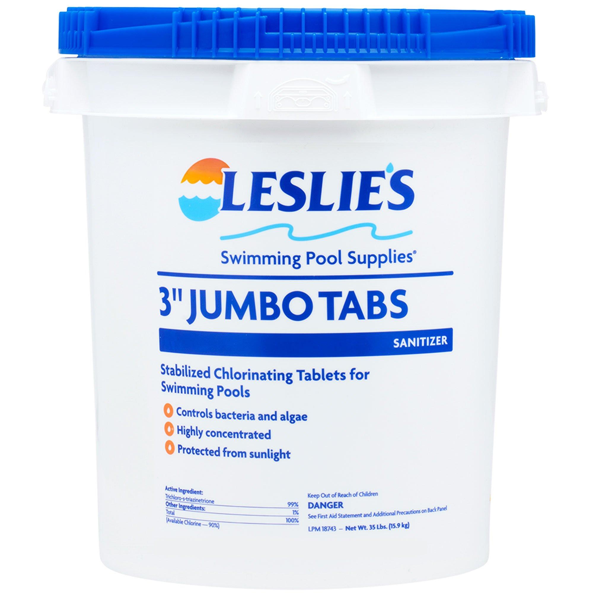 3 in Jumbo Chlorine Tablets - 35 lbs Bucket
