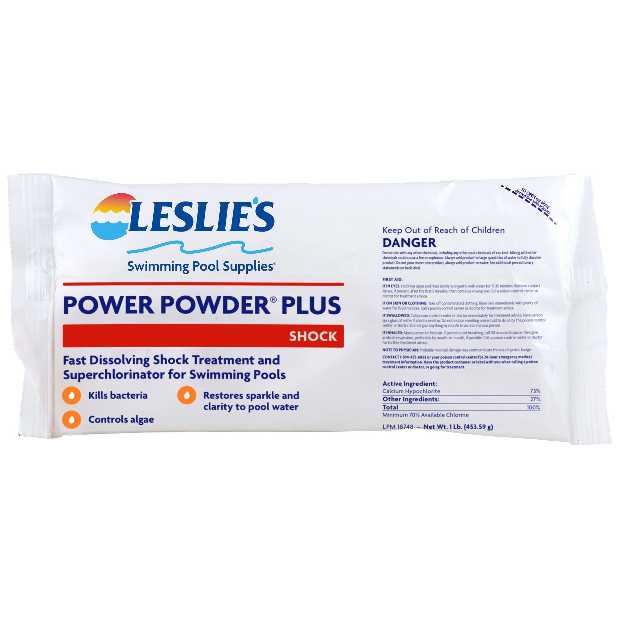 1 lb Power Powder Plus Calcium Hypochlorite Pool Shock