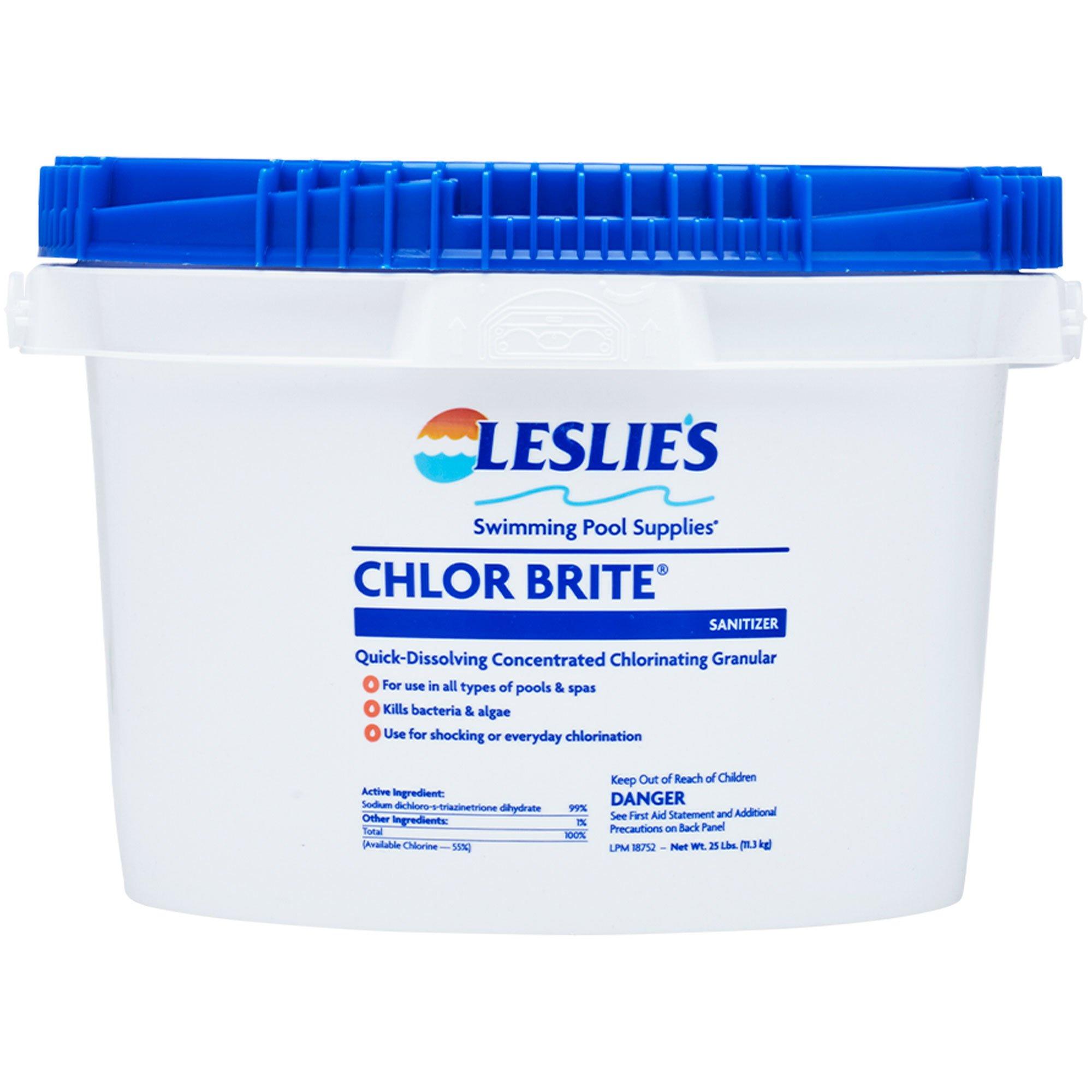 Leslie's  Chlor Brite Sodium Dichlor Granular Chlorine  25 lbs