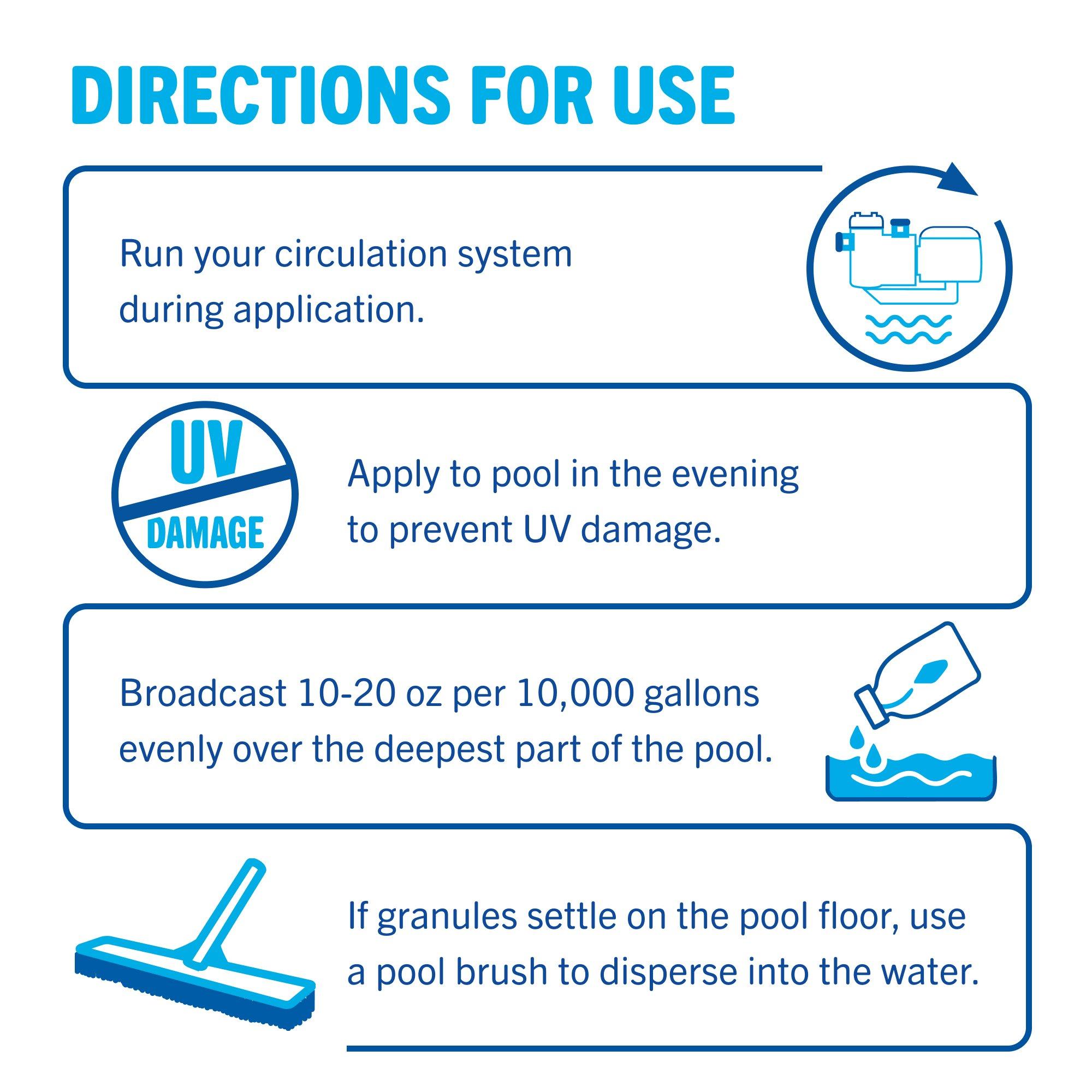 Leslie's  100 lb Power Powder Granular 70 Calcium Hypochlorite Pool Shock