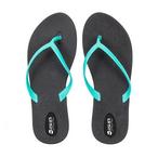 Okabashi  Shoreline Women's Flip Flops Black/Sea Glass