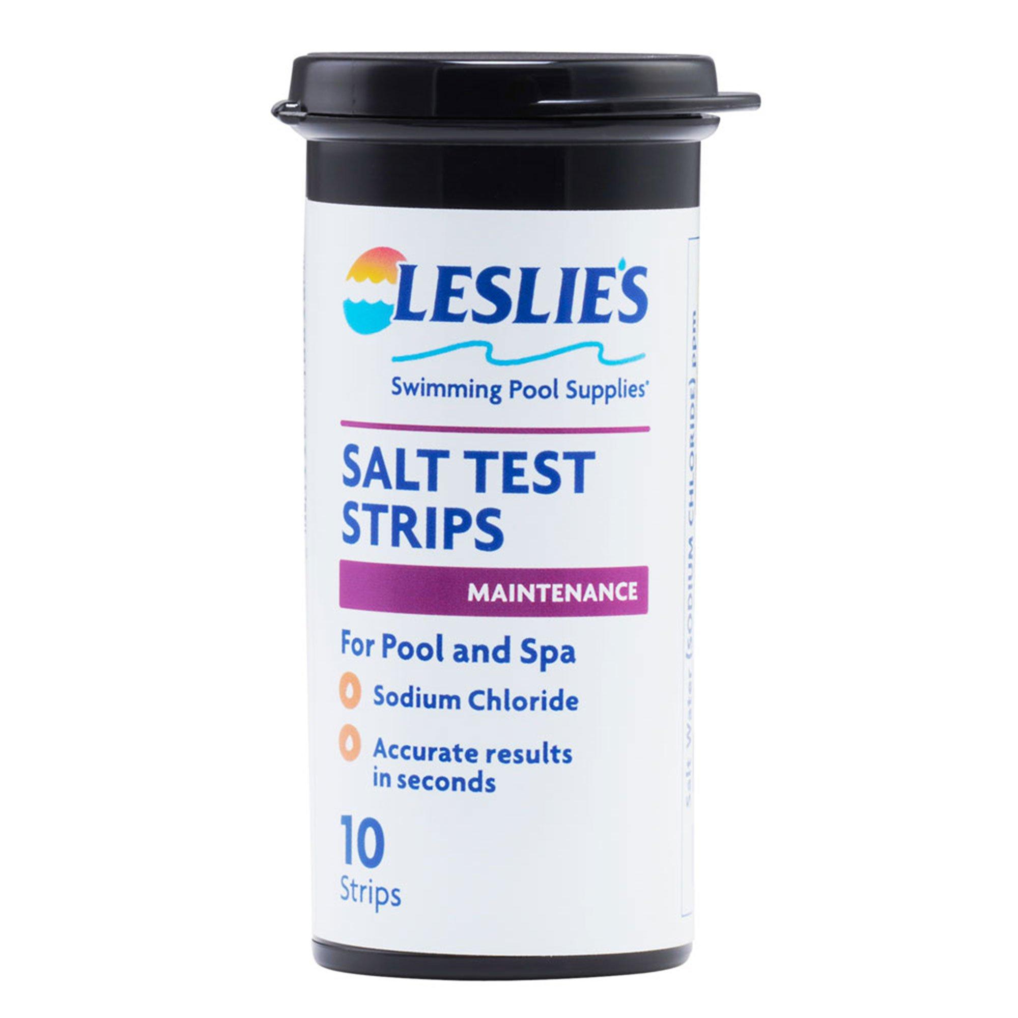 Leslie's  Salt Test Strips for Pool and Spa 10-Count