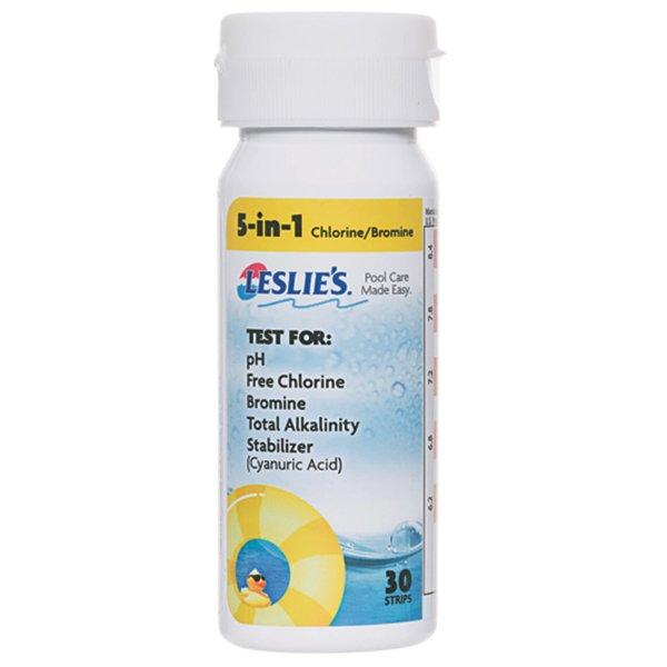 Leslie's 5Way 30CT Test Strips Leslie's Pool Supplies