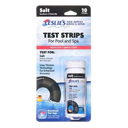 Leslie's Salt 10CT Test Strips Leslie's Pool Supplies