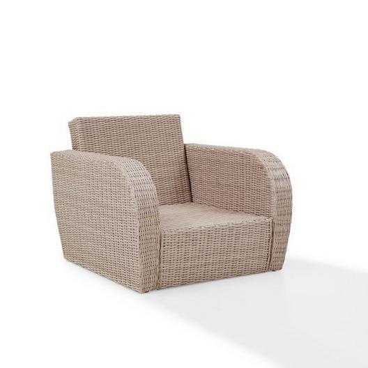 Crosley  St Augustine Wicker Arm Chair with Cushions