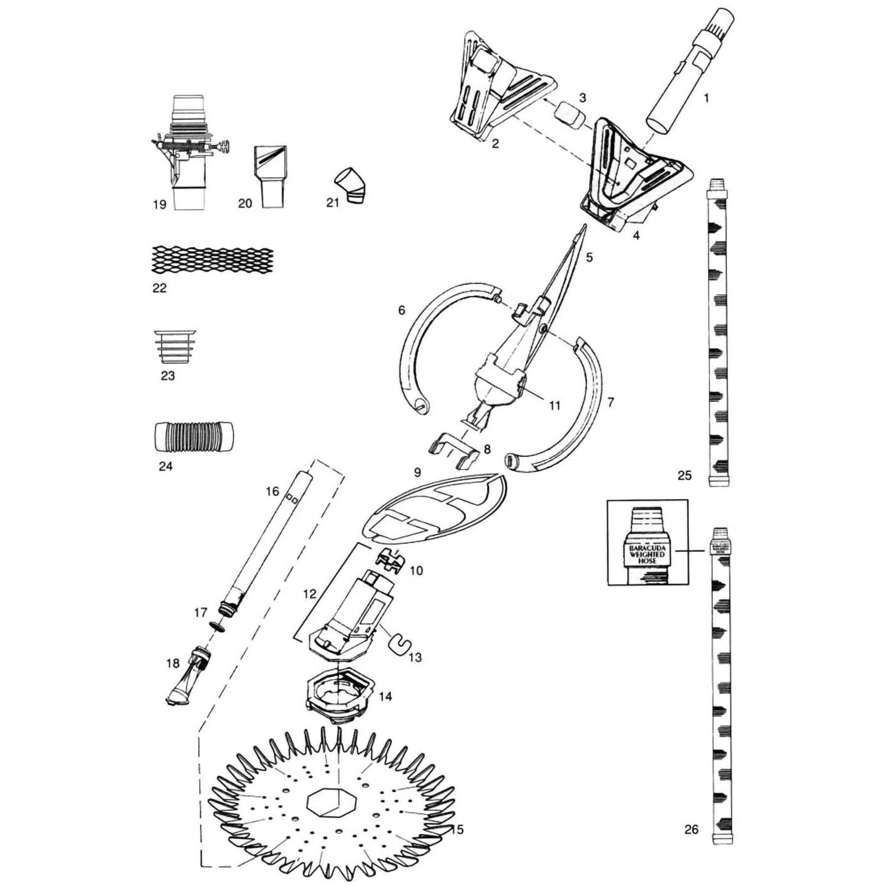 Zodiac Alpha 3 Plus: 2005 to Present Pool Cleaner Parts