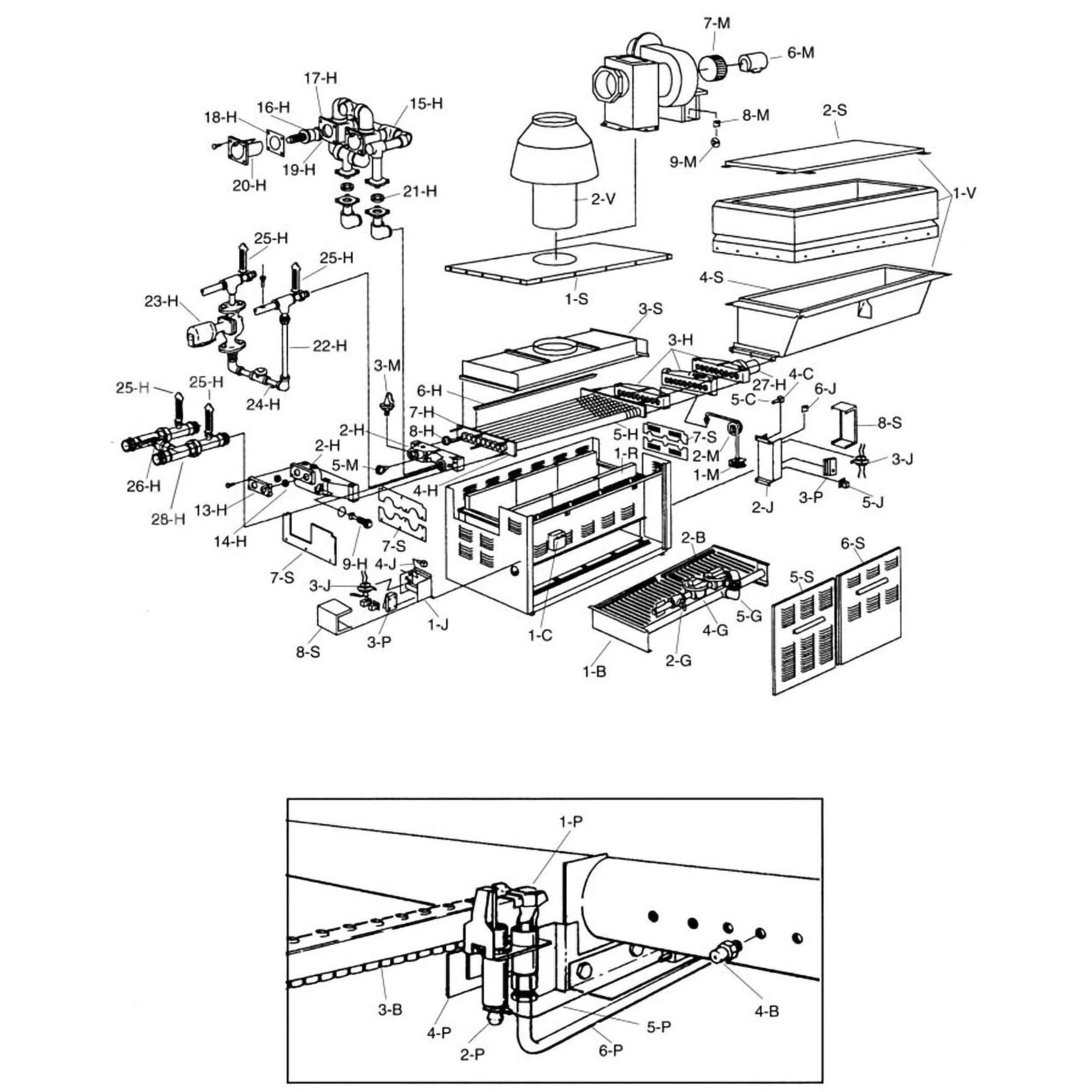 Raypak Heater 926-1826 Heater Part List