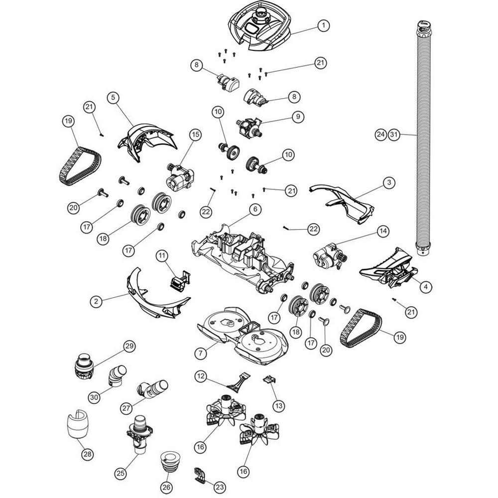 Polaris MAXX Pool Cleaner Parts